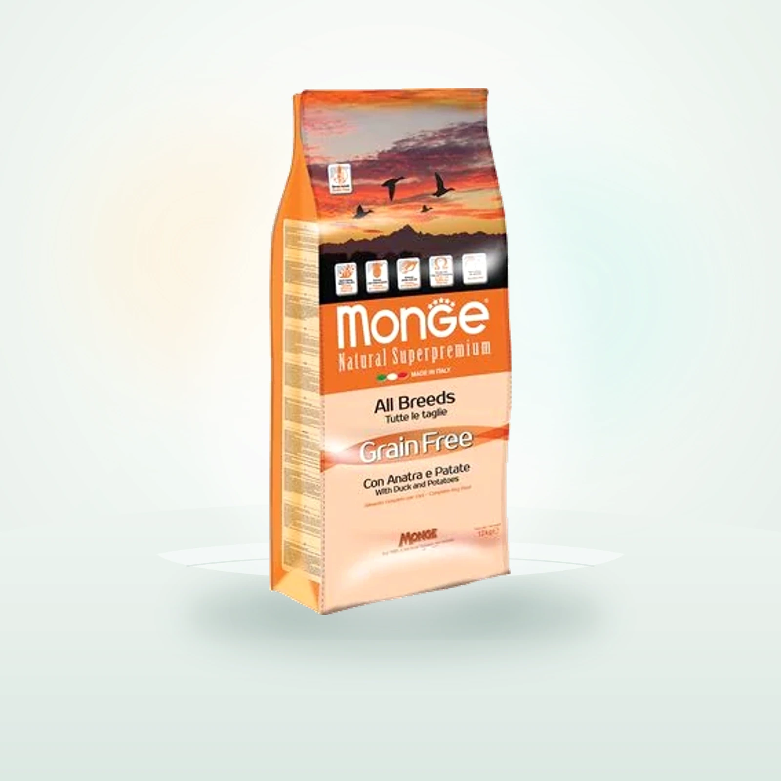 Monge Natural Superpremium Grain Free All Breeds Duck & Potato