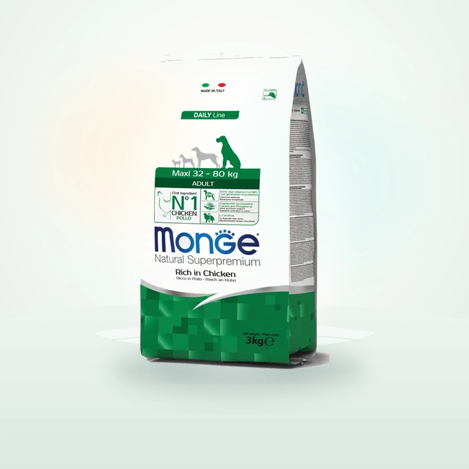 Monge Natural Superpremium Maxi Adult Ricco di Pollo - Monge.it