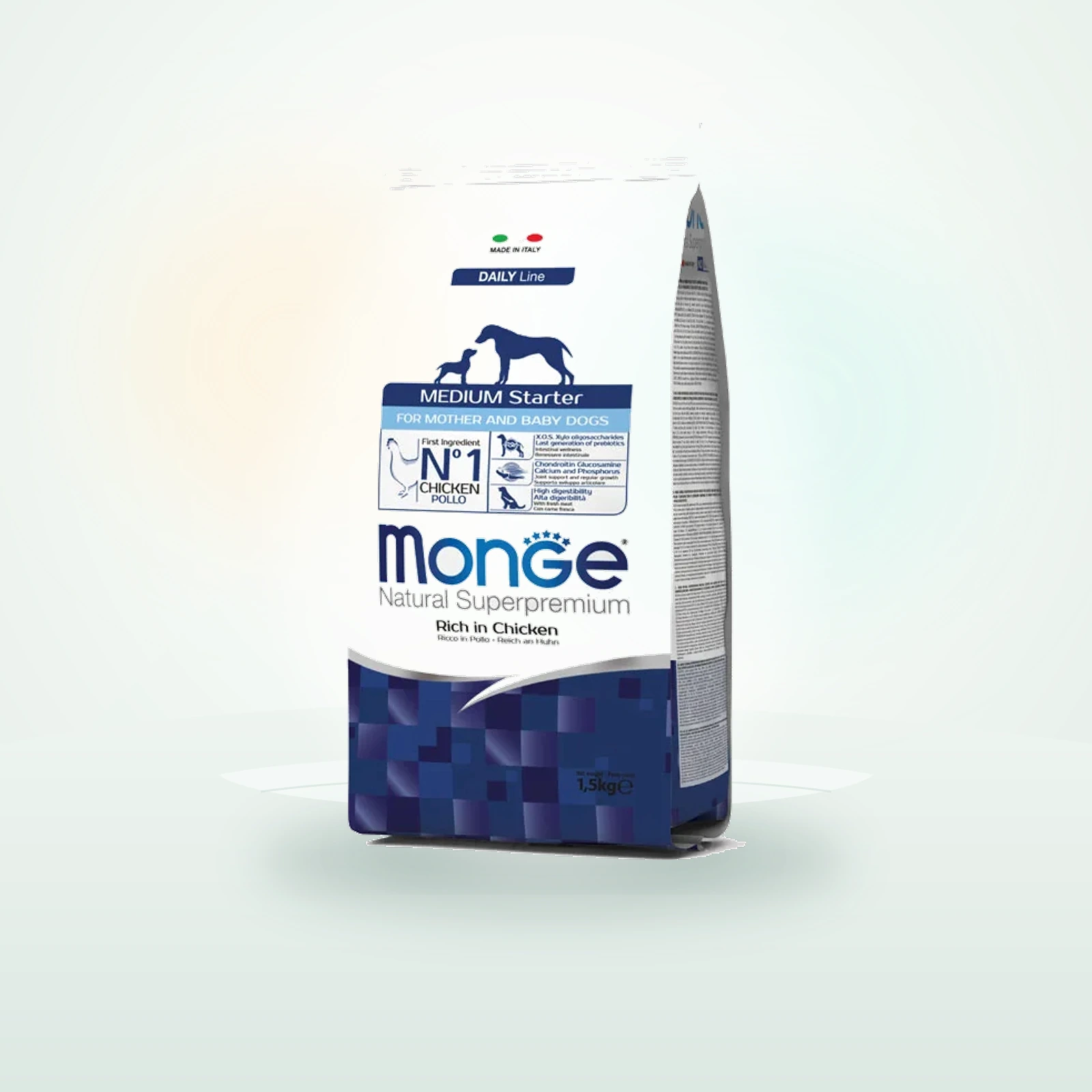 Monge Natural Superpremium Medium Starter Ricco in Pollo - Monge.it