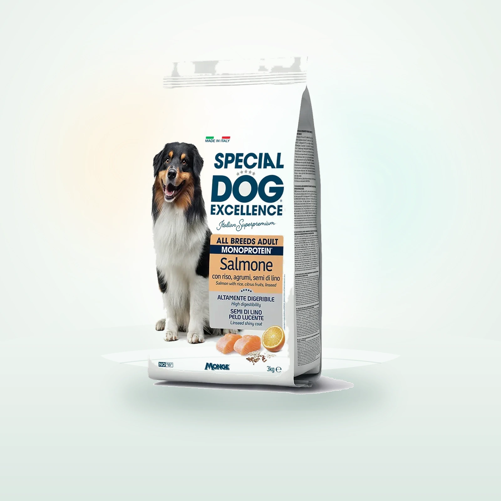 Monge Special Dog Excellence All Breeds Monoprotein Adult Dog Salmone