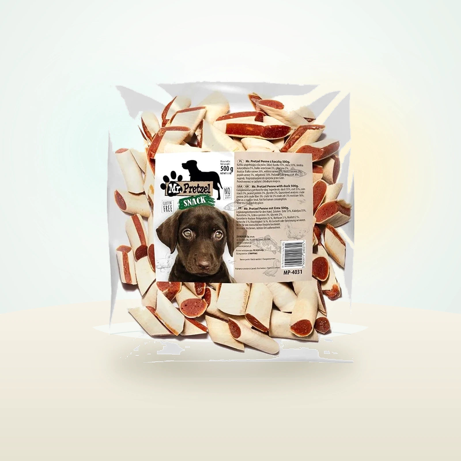 MR. PRETZEL Penne z kaczką przysmak dla psa
