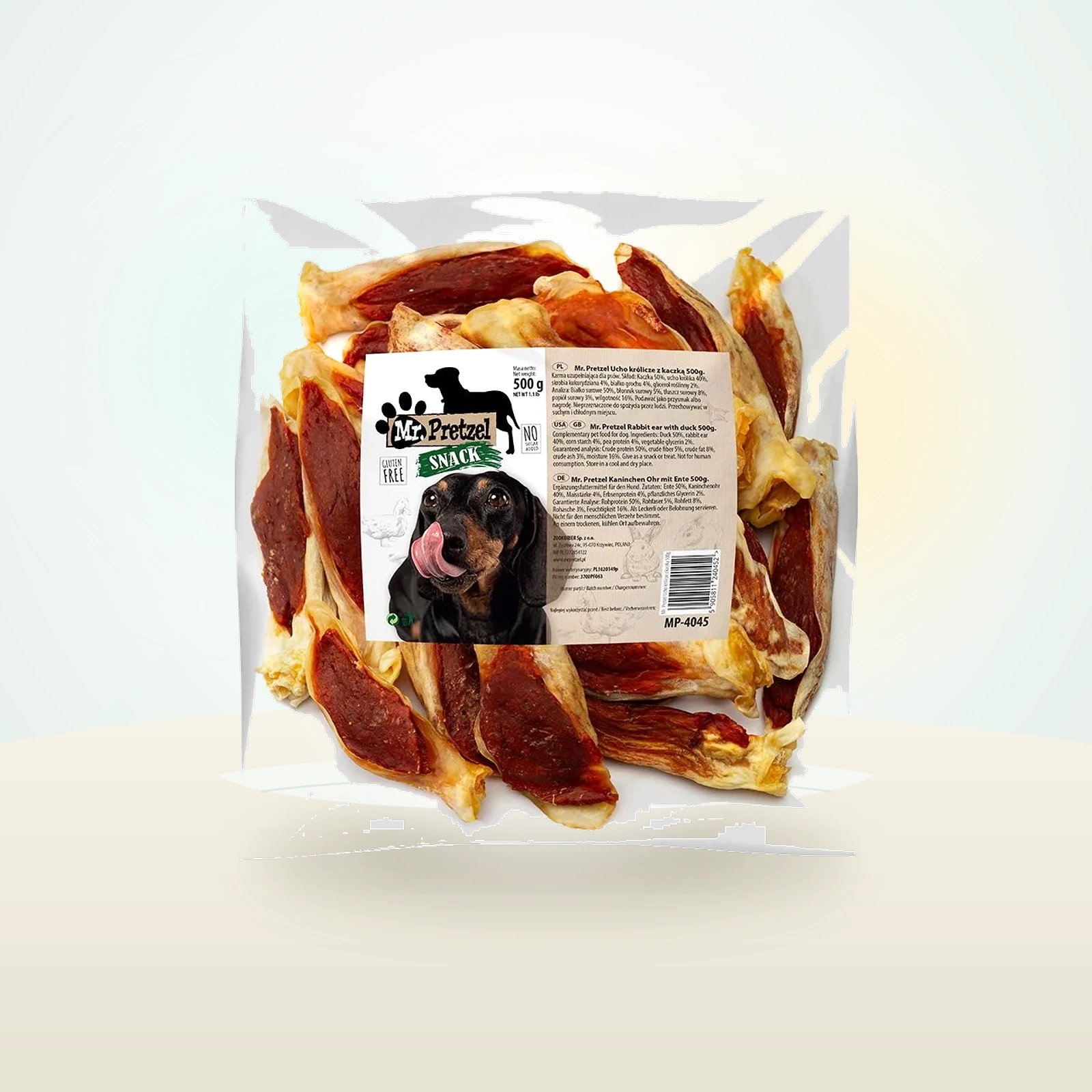 MR. PRETZEL Ucho królicze z kaczką przysmak dla psa