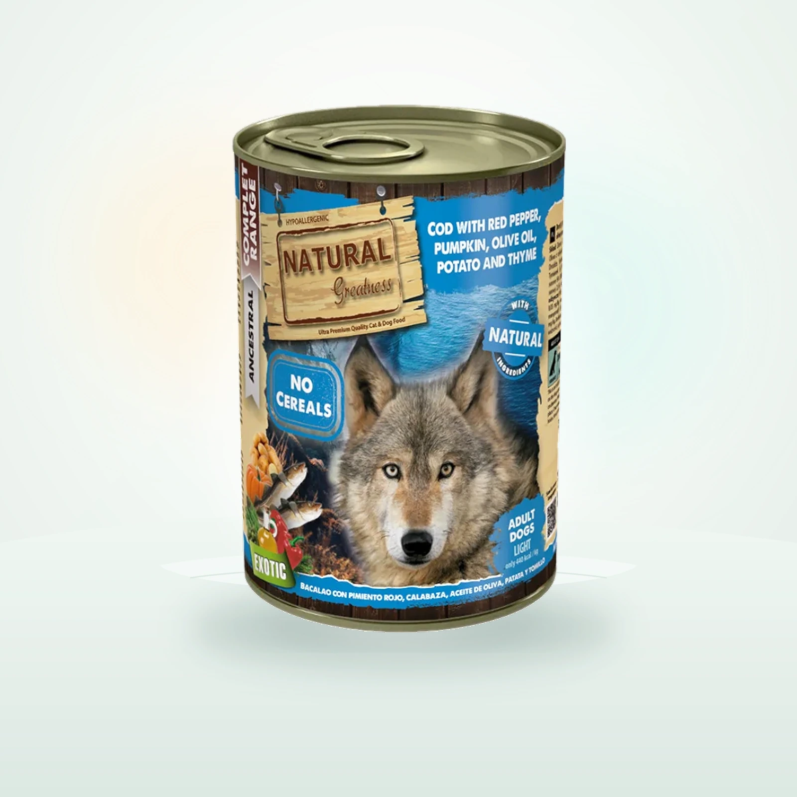 Natural Greatness Complet Ancestral Bacalao con Pimiento Rojo y Patatas lata