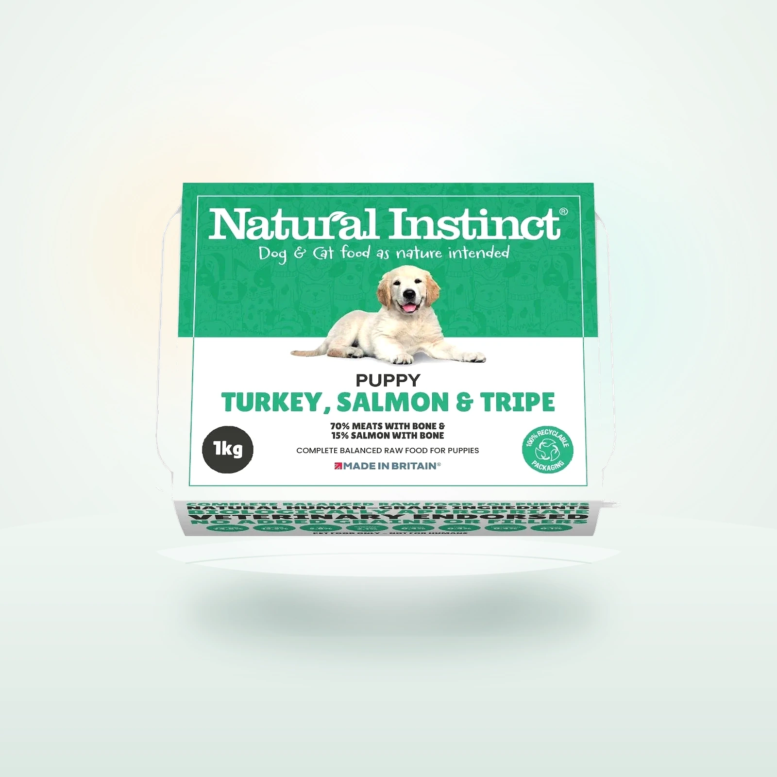 Natural Instinct Puppy Turkey, Salmon and Tripe