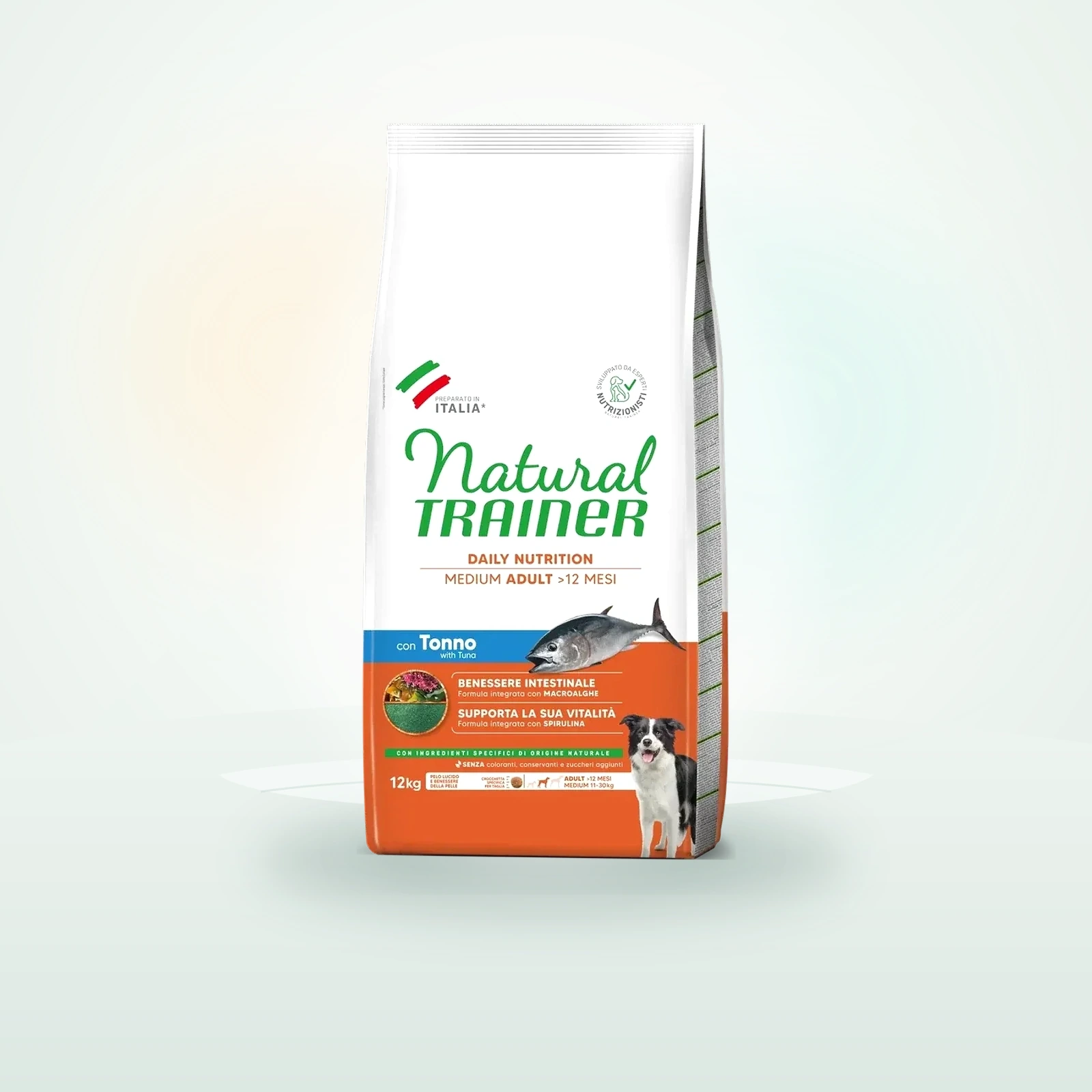 Natural Trainer Daily Nutrition Medium Adult con Tonno