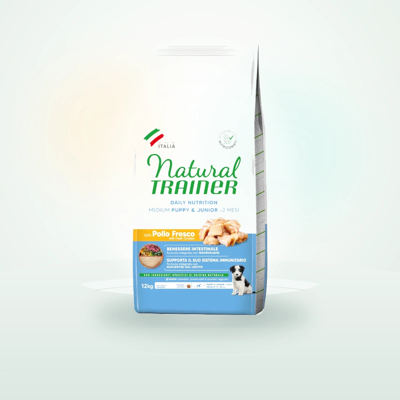 Natural Trainer Puppy&Junior Medium Pollo pienso