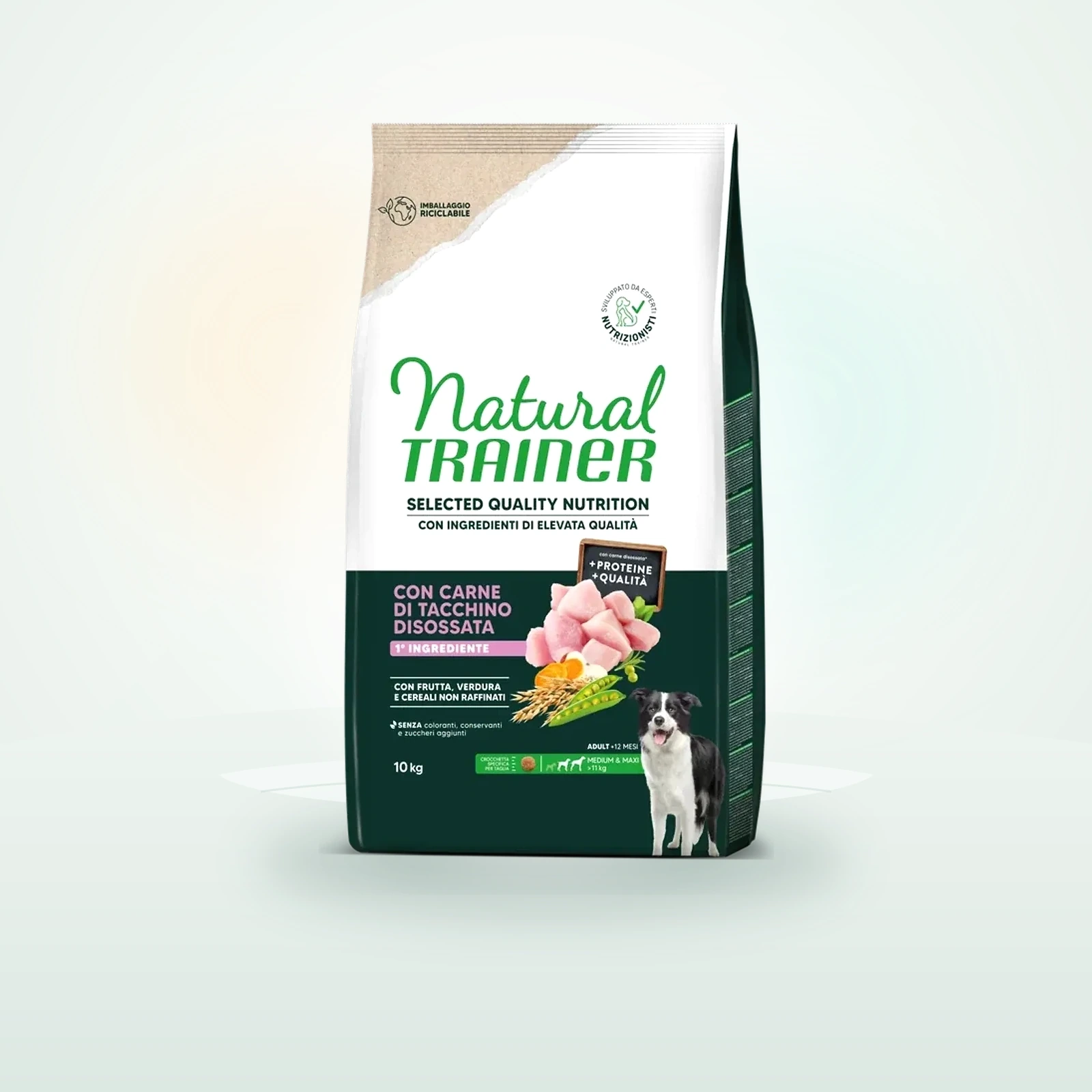 Natural Trainer Selected Quality Adult Medium Maxi Tacchino Disossato