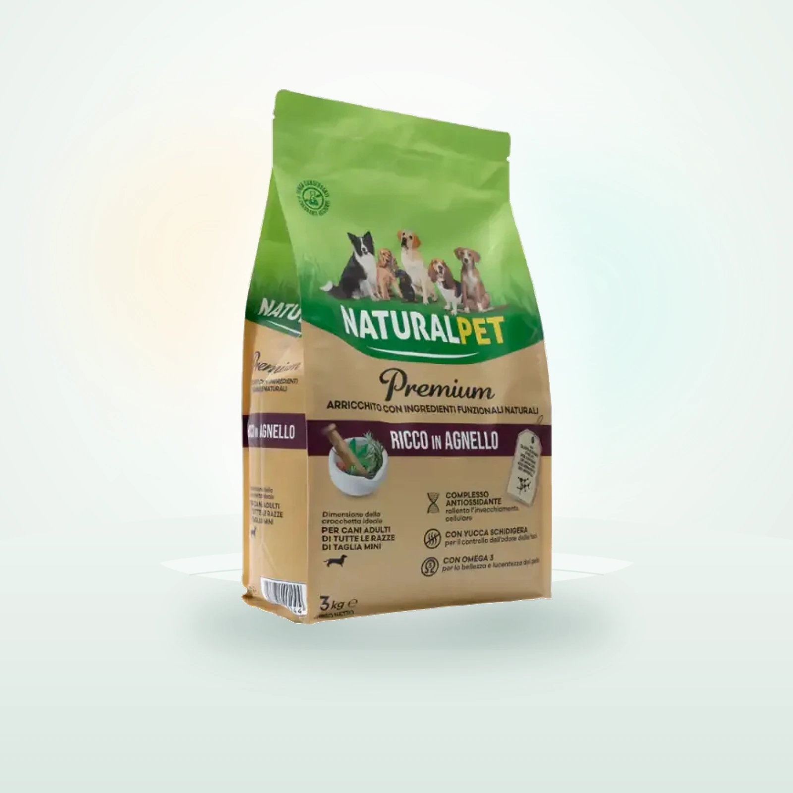 NaturalPet Premium Adult Mini Agnello