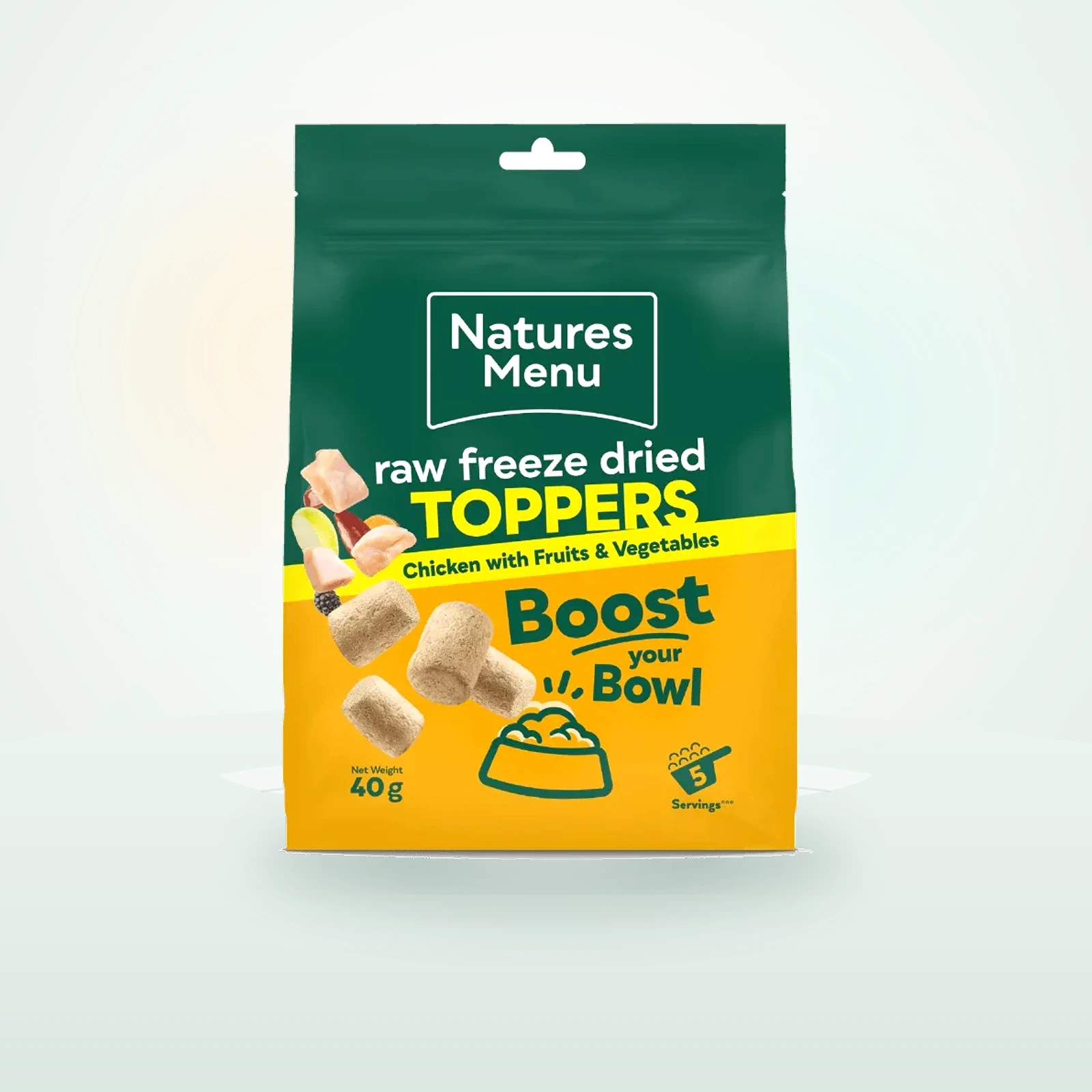 Nature's Menu Raw Freeze Dried Chicken Toppers