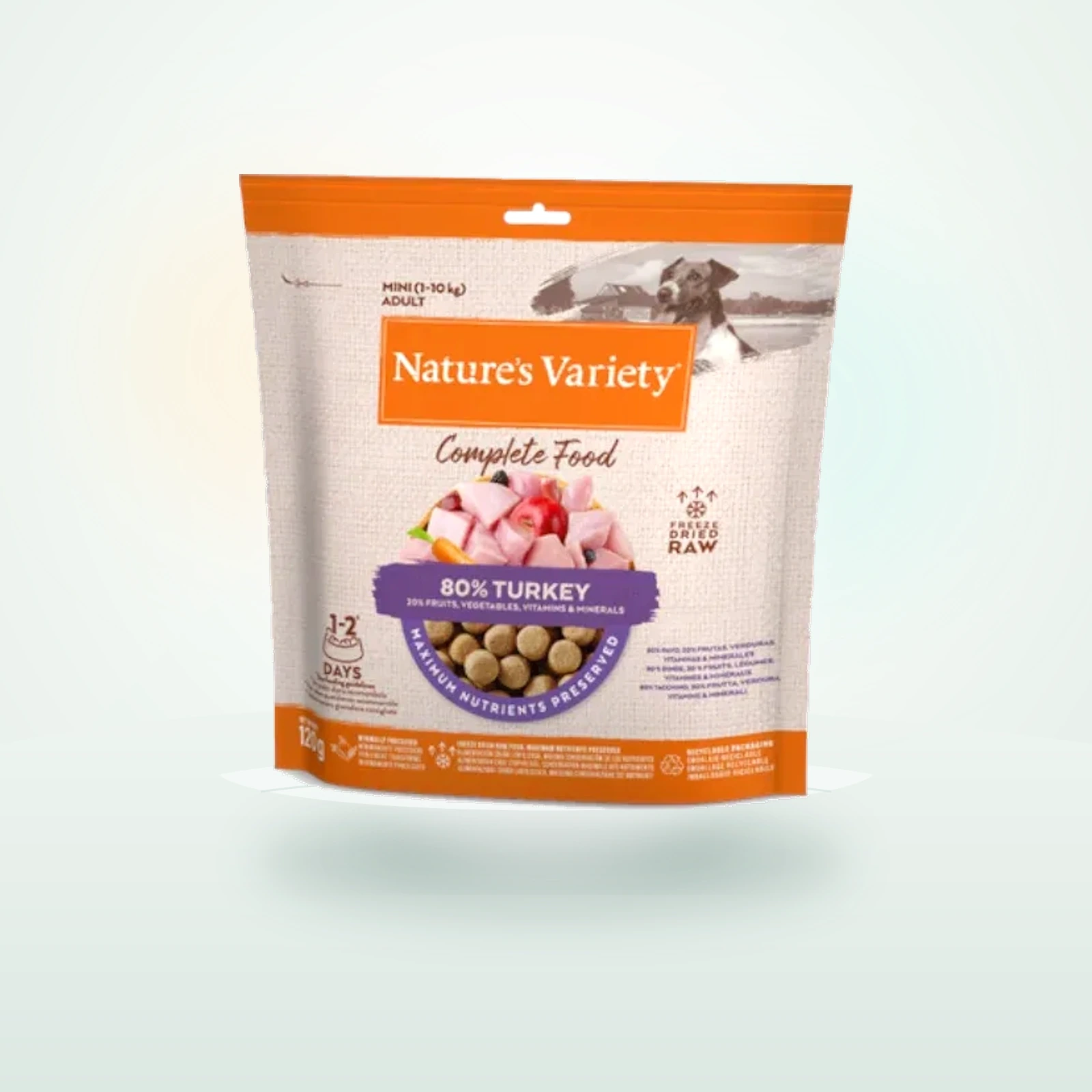 Nature's Variety Complete Food Mini Pavo Liofilizado Pienso