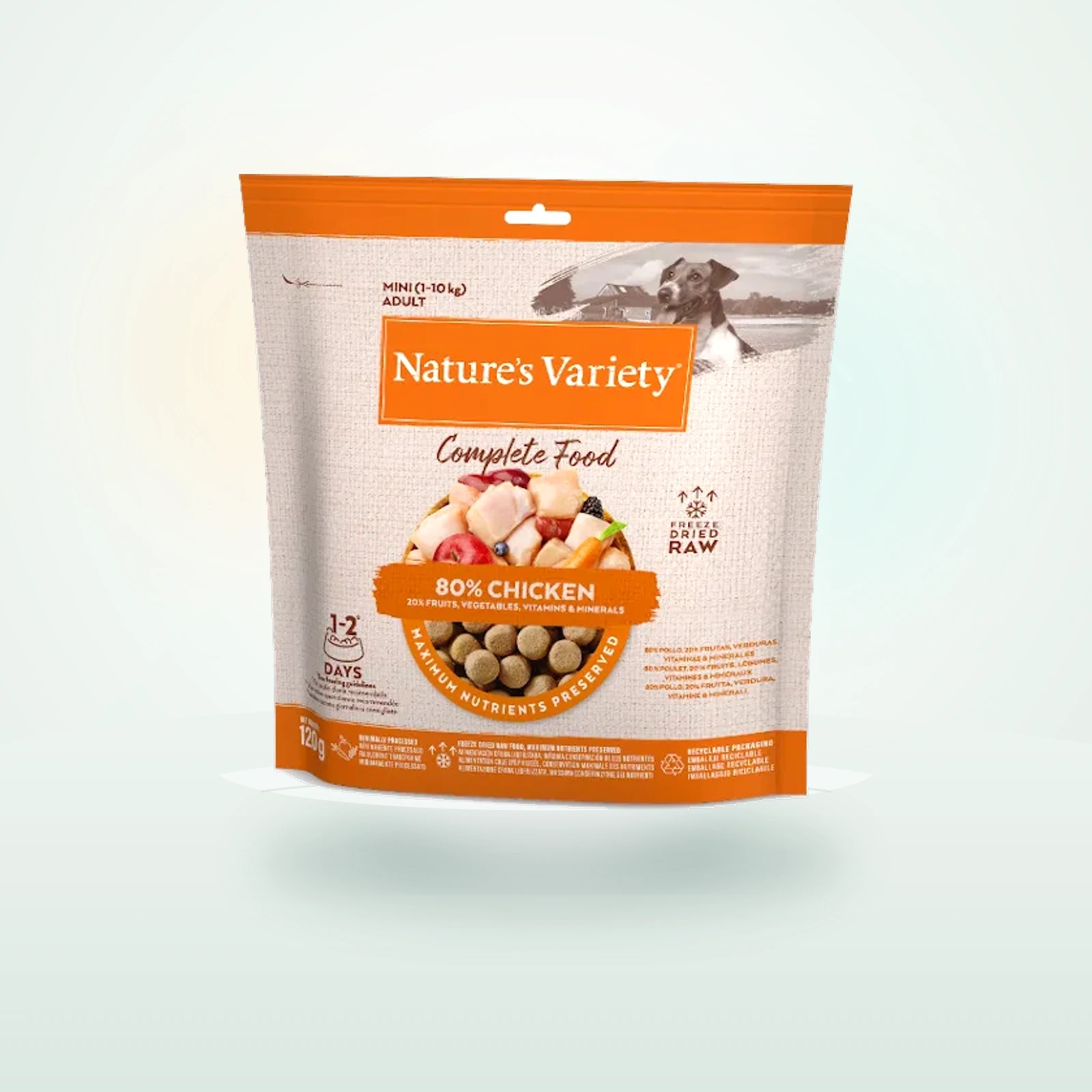 Nature's Variety Complete Food Mini Pollo Liofilizado pienso