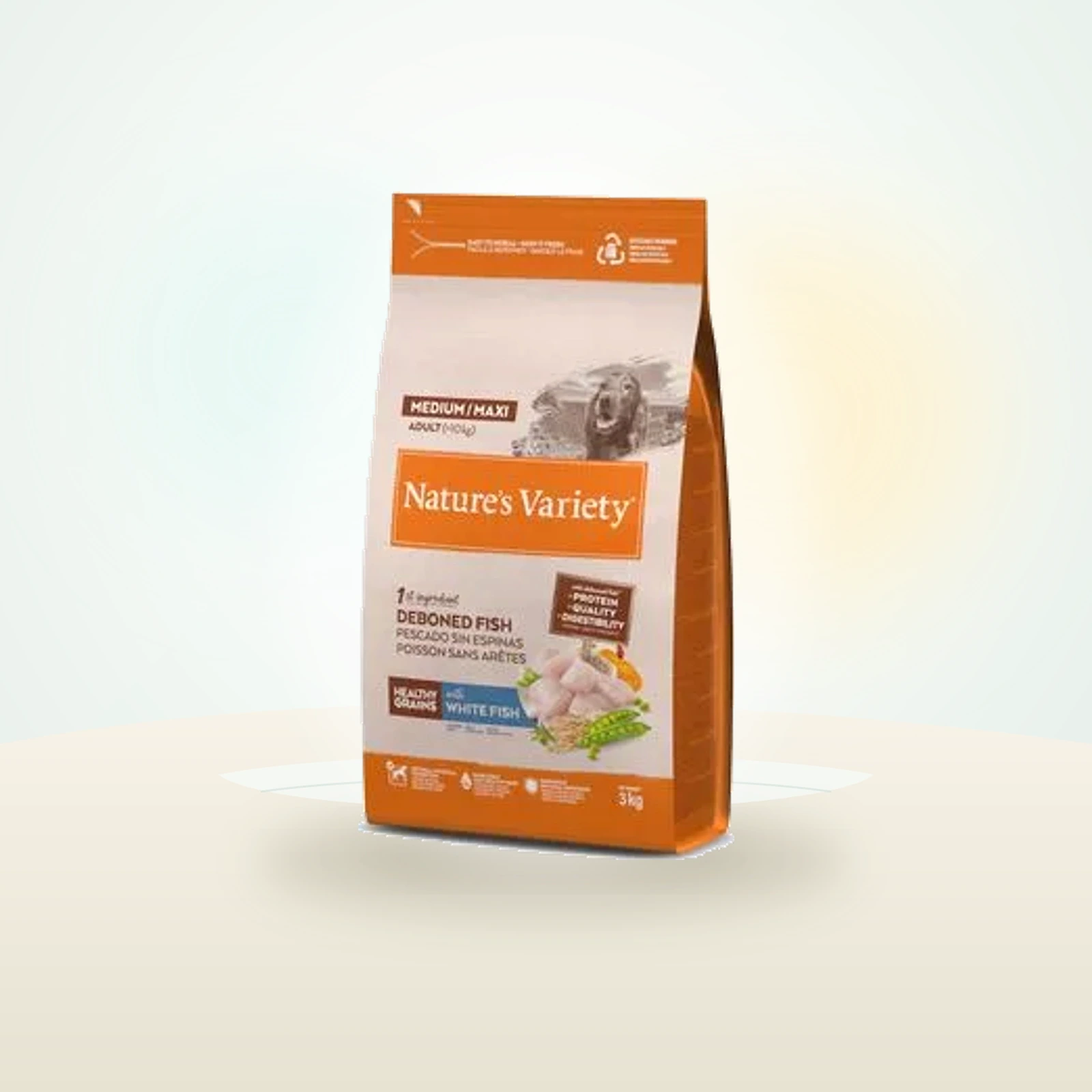 Nature's Variety Nature's Healthy Grains Medium/Maxi Adult Hvidfisk