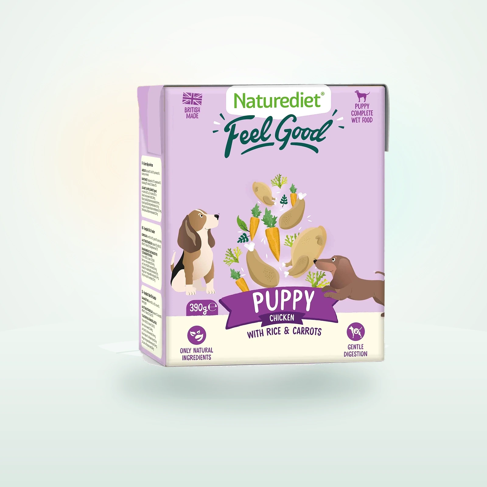 Naturediet Feel Good Puppy Wet Dog Food - Chicken - Cartons