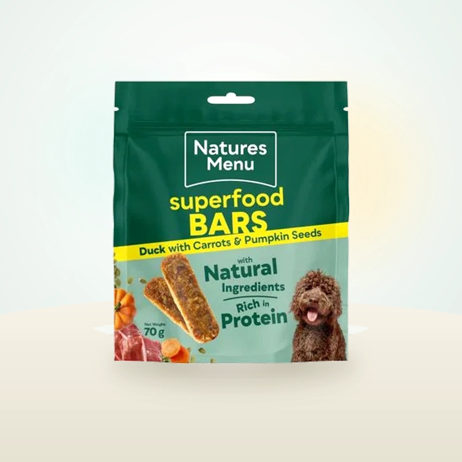 Natures Menu Country Hunter Superfood Bars with Duck