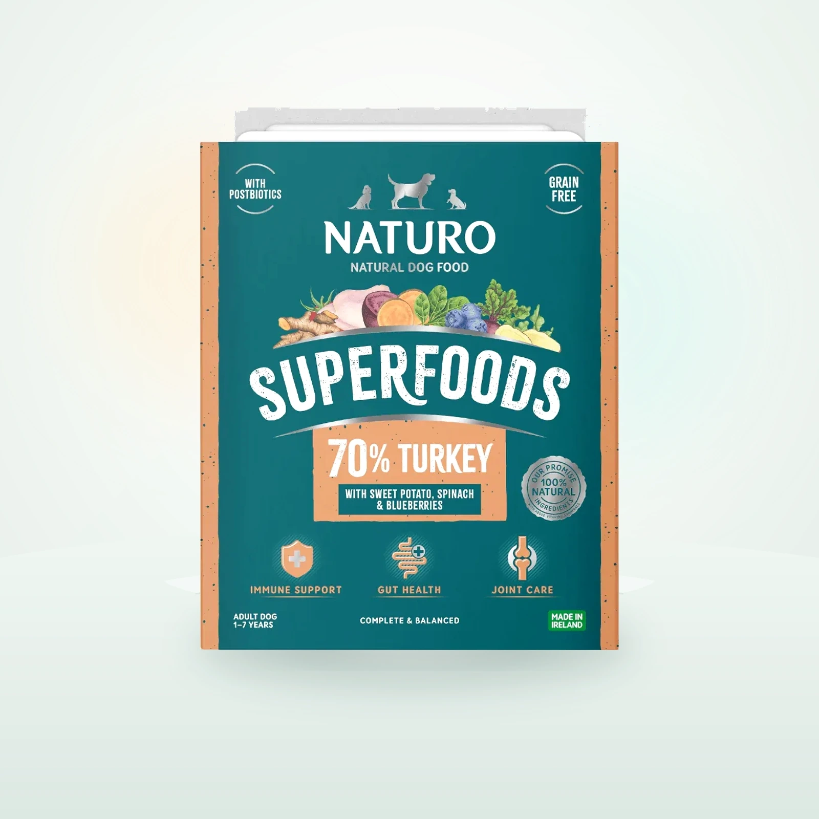 Naturo Adult Dog Turkey Superfoods Grain Free Wet Food