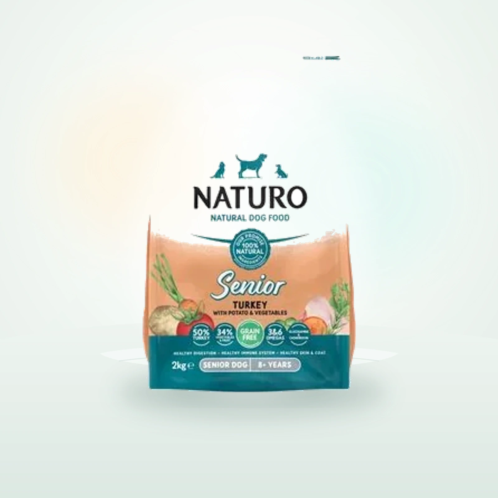 Naturo Senior Grain Free - Turkey with Potato & Vegetables