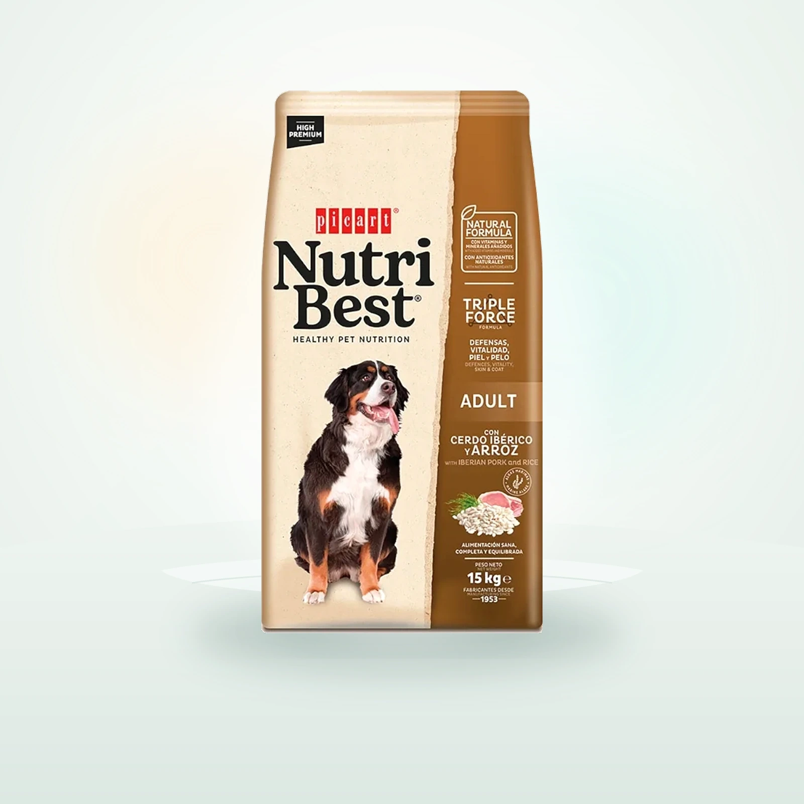 NutriBest Adult Cerdo Ibérico y Arroz pienso