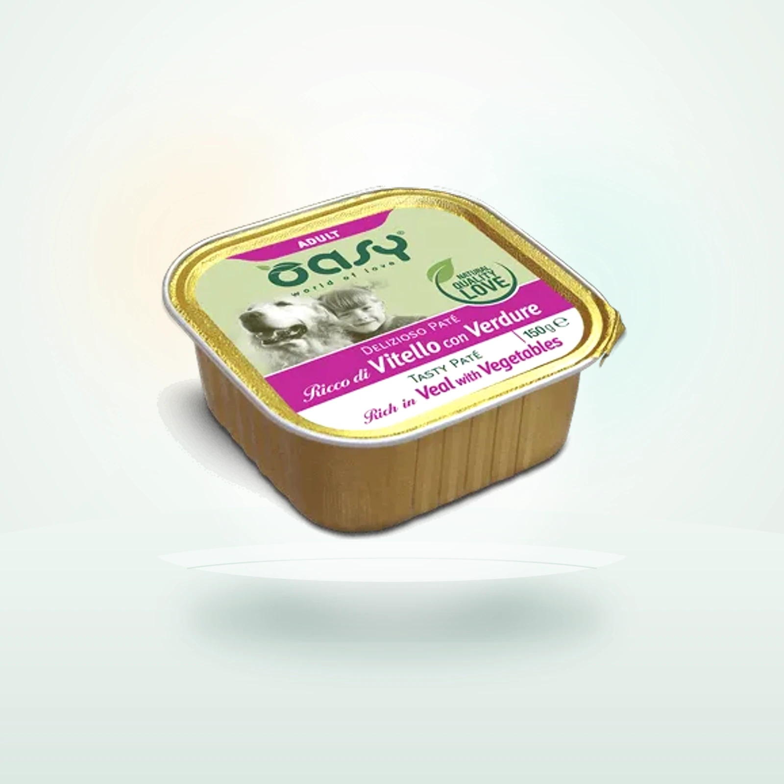 Oasy Adult Ricco di Vitello con Verdure