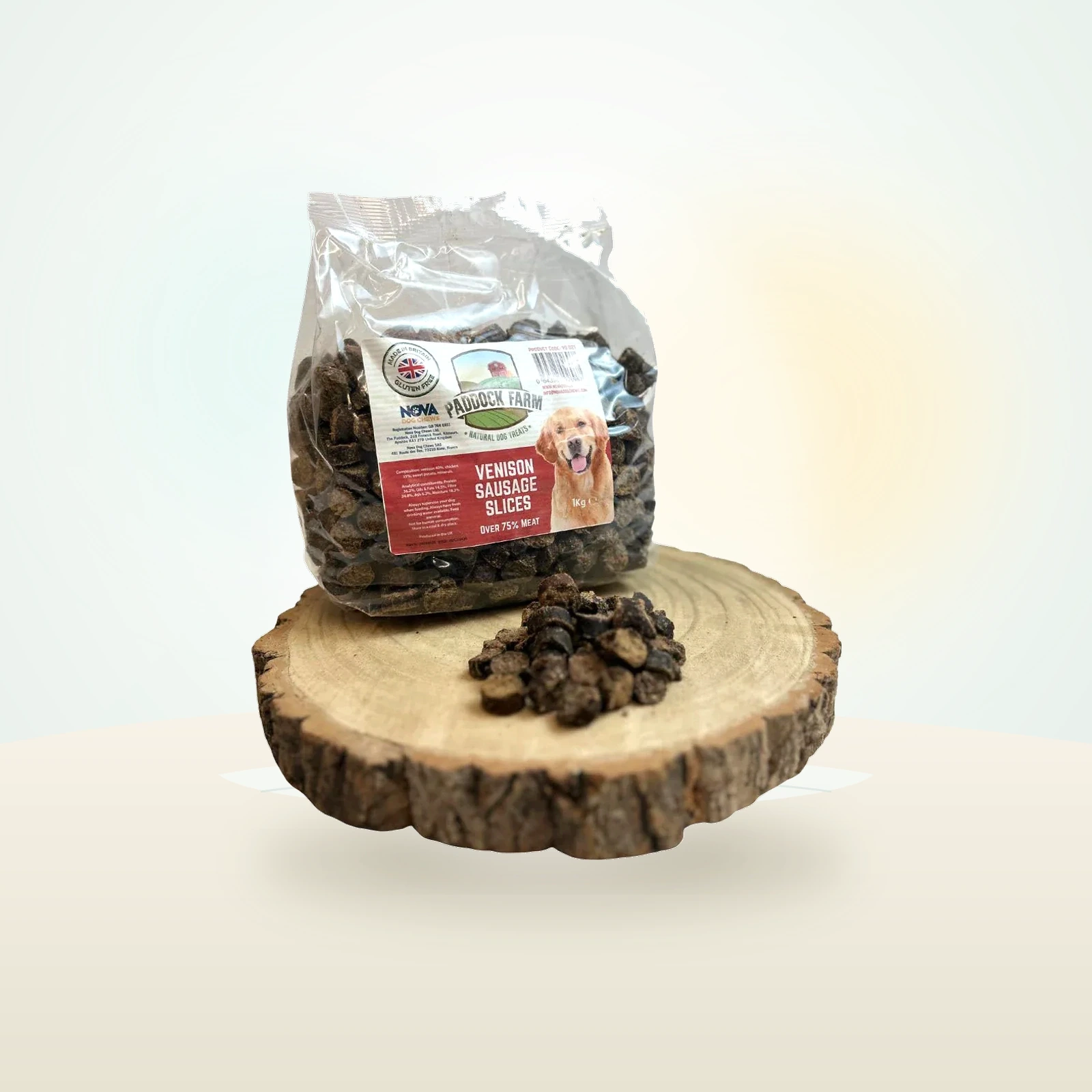 Paddock Farm Venison Sausage Slices