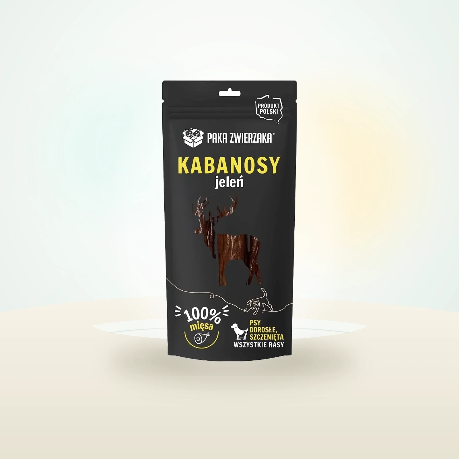 PAKA ZWIERZAKA Kabanosy z jelenia dla psów 3 szt.