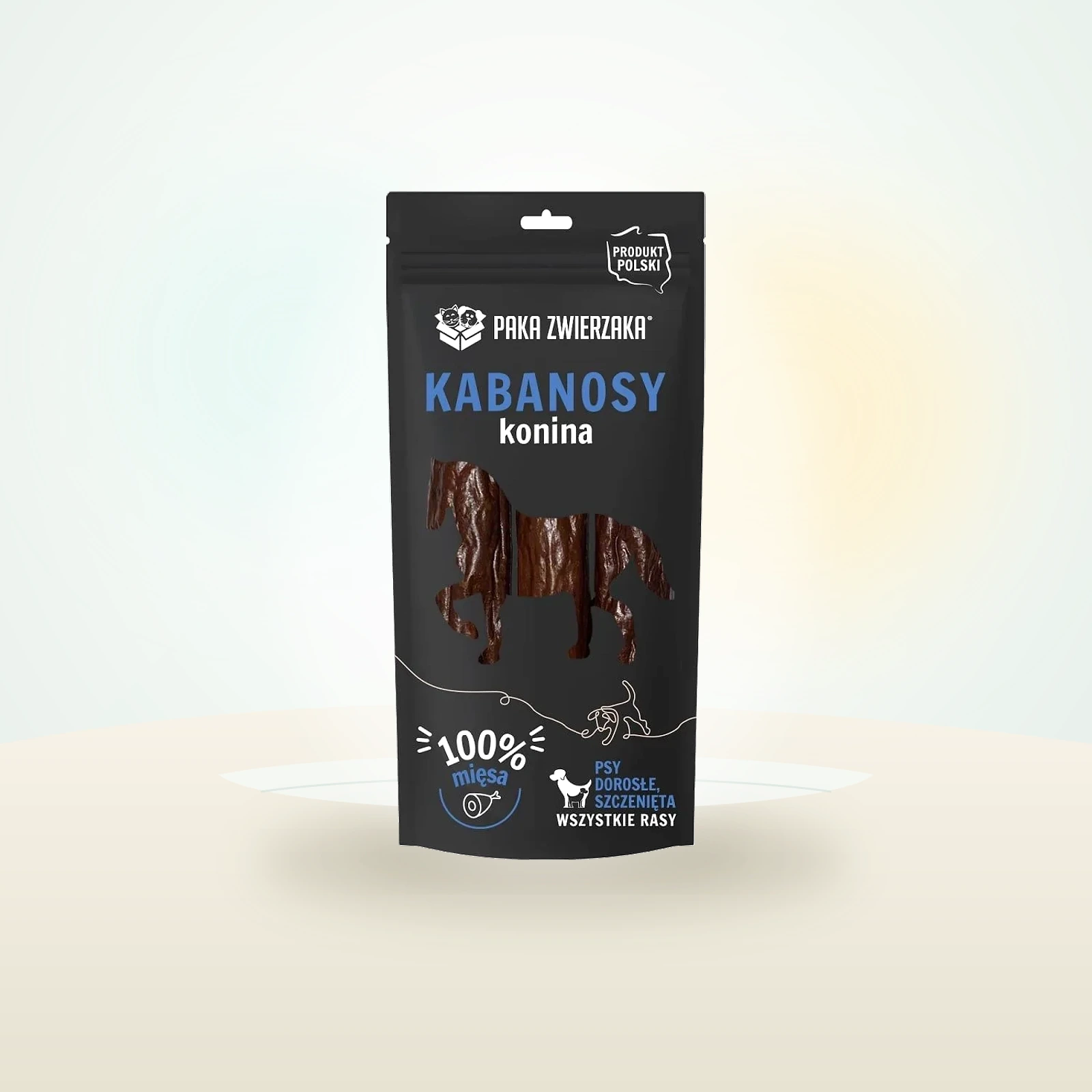 PAKA ZWIERZAKA Kabanosy z koniny dla psów 3 szt.