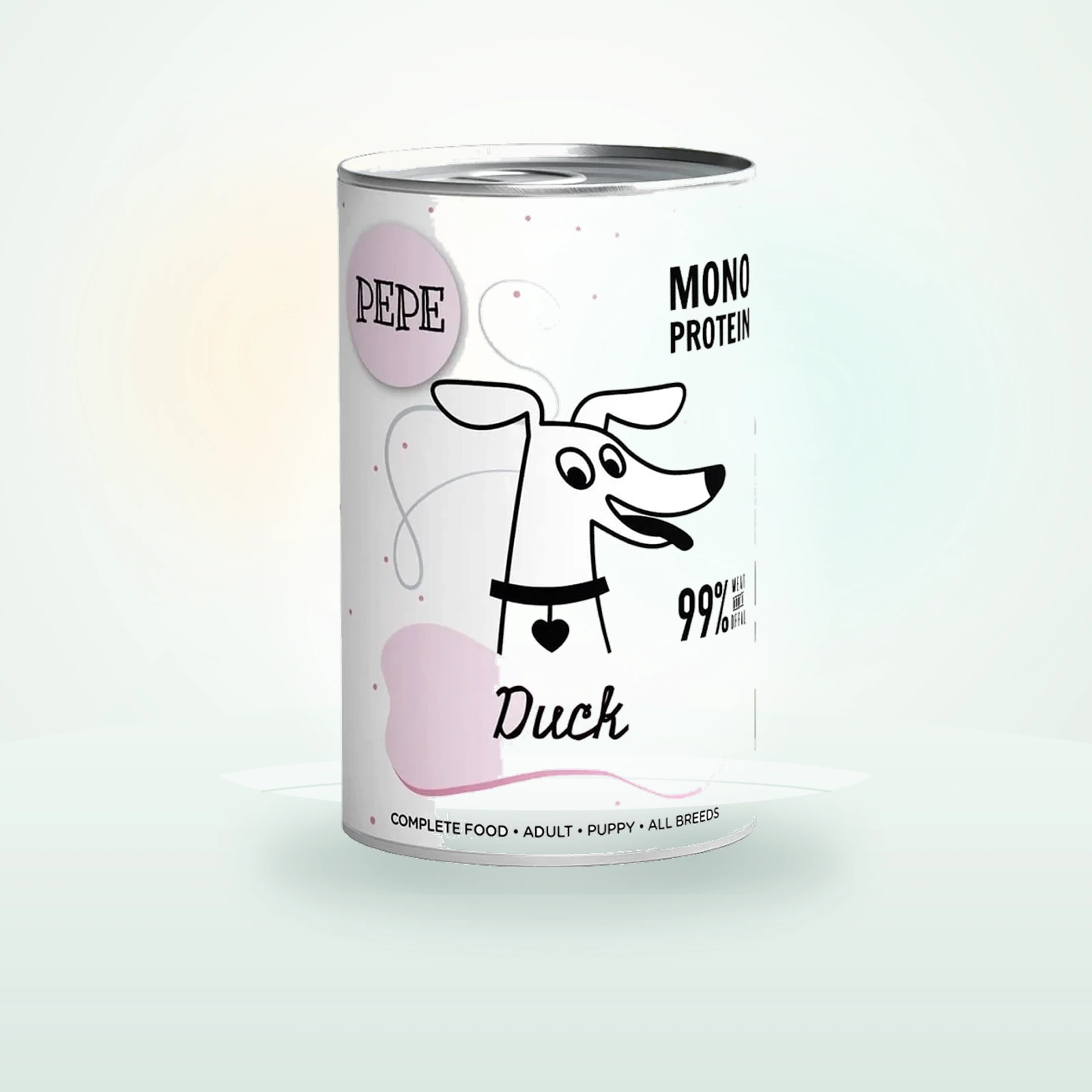 PAKA ZWIERZAKA PEPE Duck 99% (kaczka) monoproteinowa karma