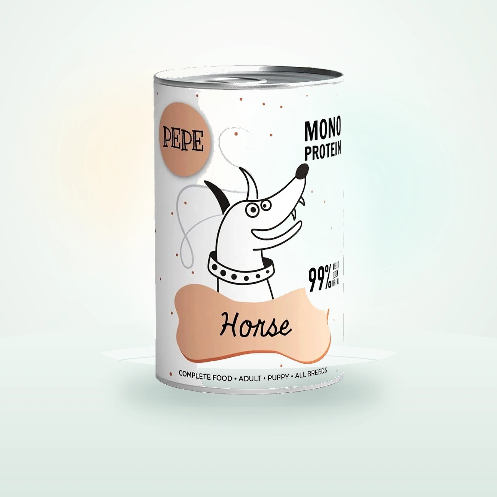 PAKA ZWIERZAKA PEPE Horse 99% (koń) monoproteinowa karma dla psa