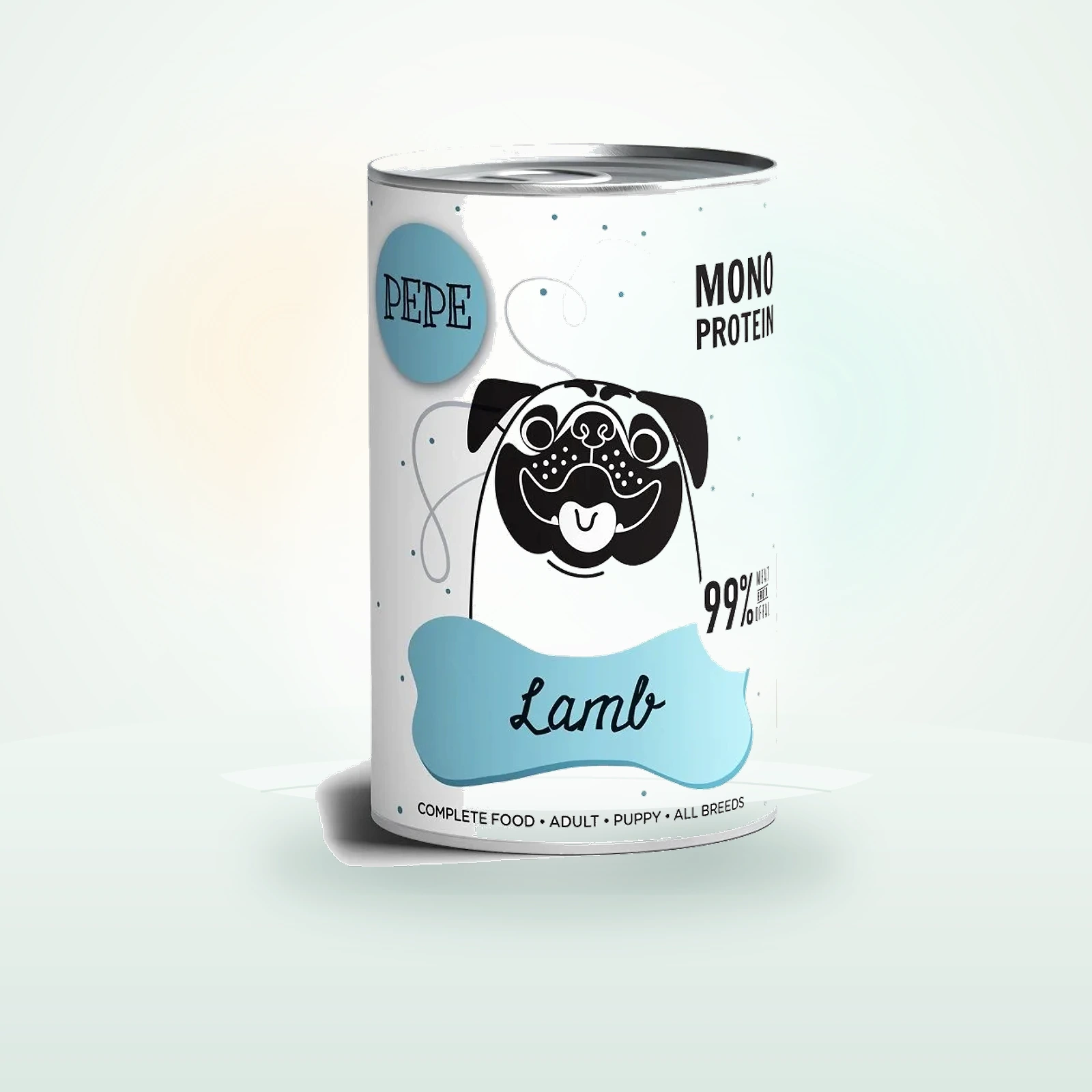 PAKA ZWIERZAKA PEPE Lamb 99% (jagnięcina) monoproteinowa karma