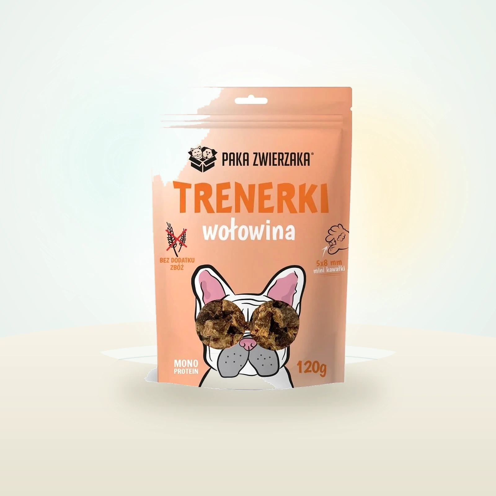 PAKA ZWIERZAKA Trenerki z wołowiną dla psa