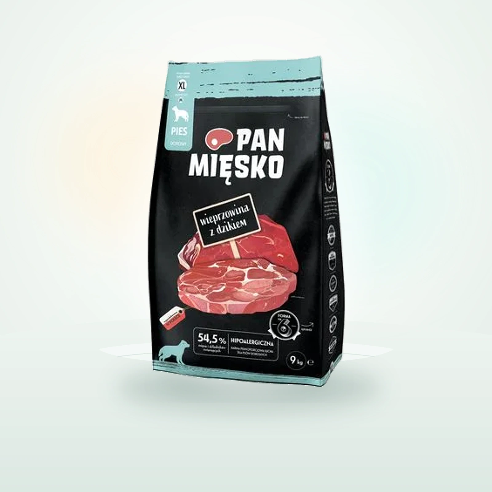 Pan Miesko XL porc, sanglier pour chien