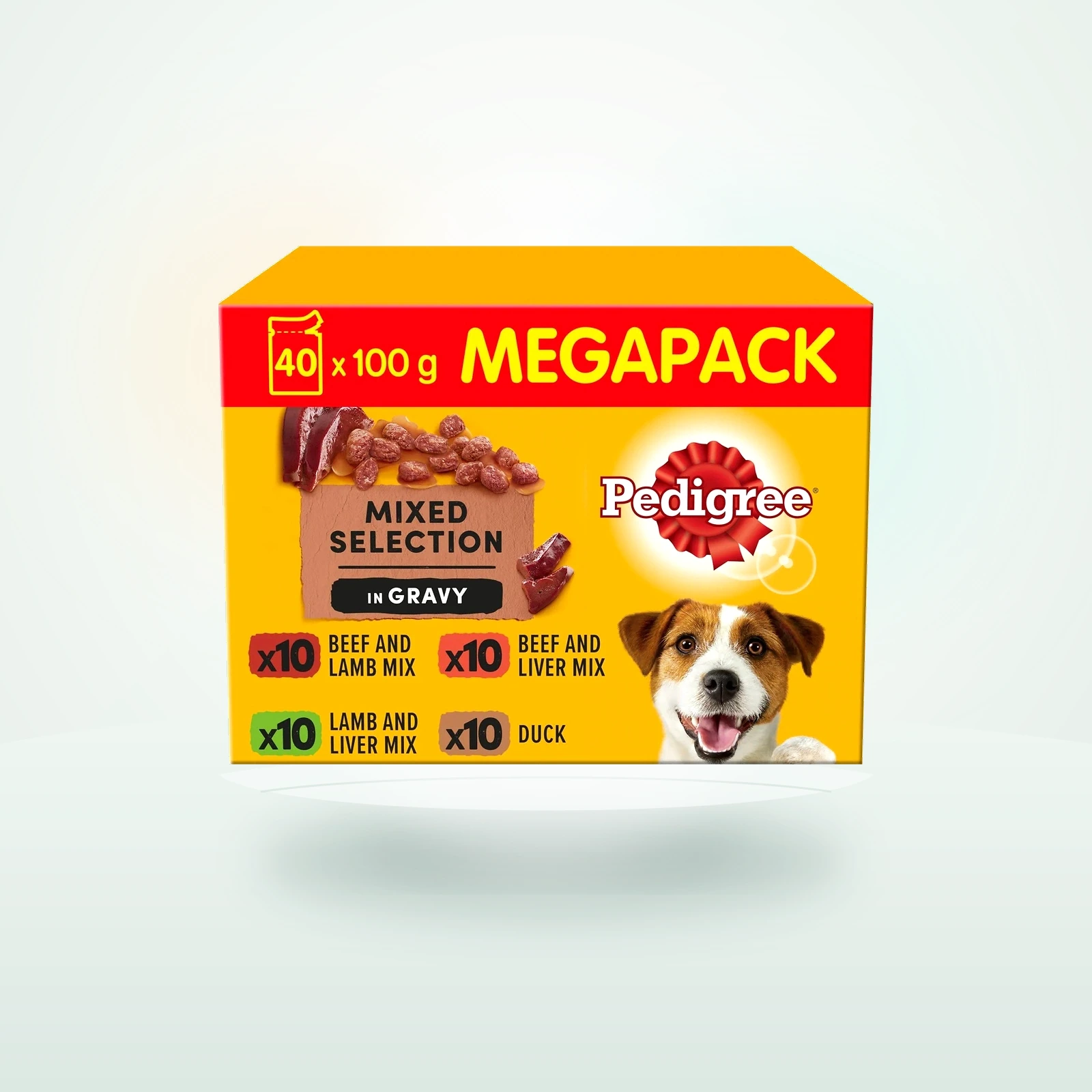Pedigree Adult Wet Dog Food in Gravy Meat Selection - Pouches