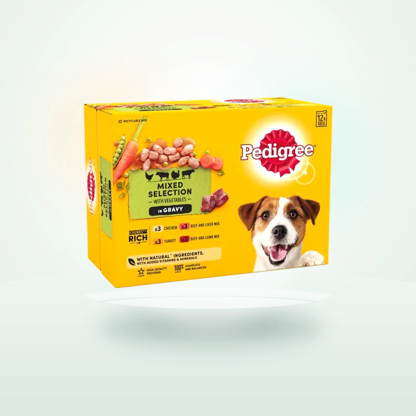 Pedigree in Gravy Wet Dog Food Pouches