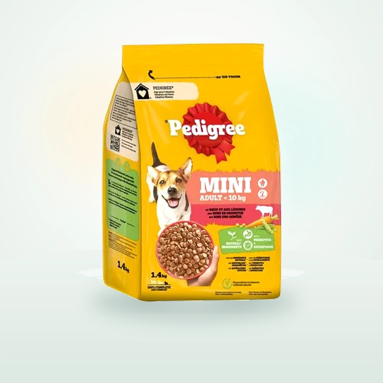 Pedigree Mini Adult bœuf, légumes pour chien