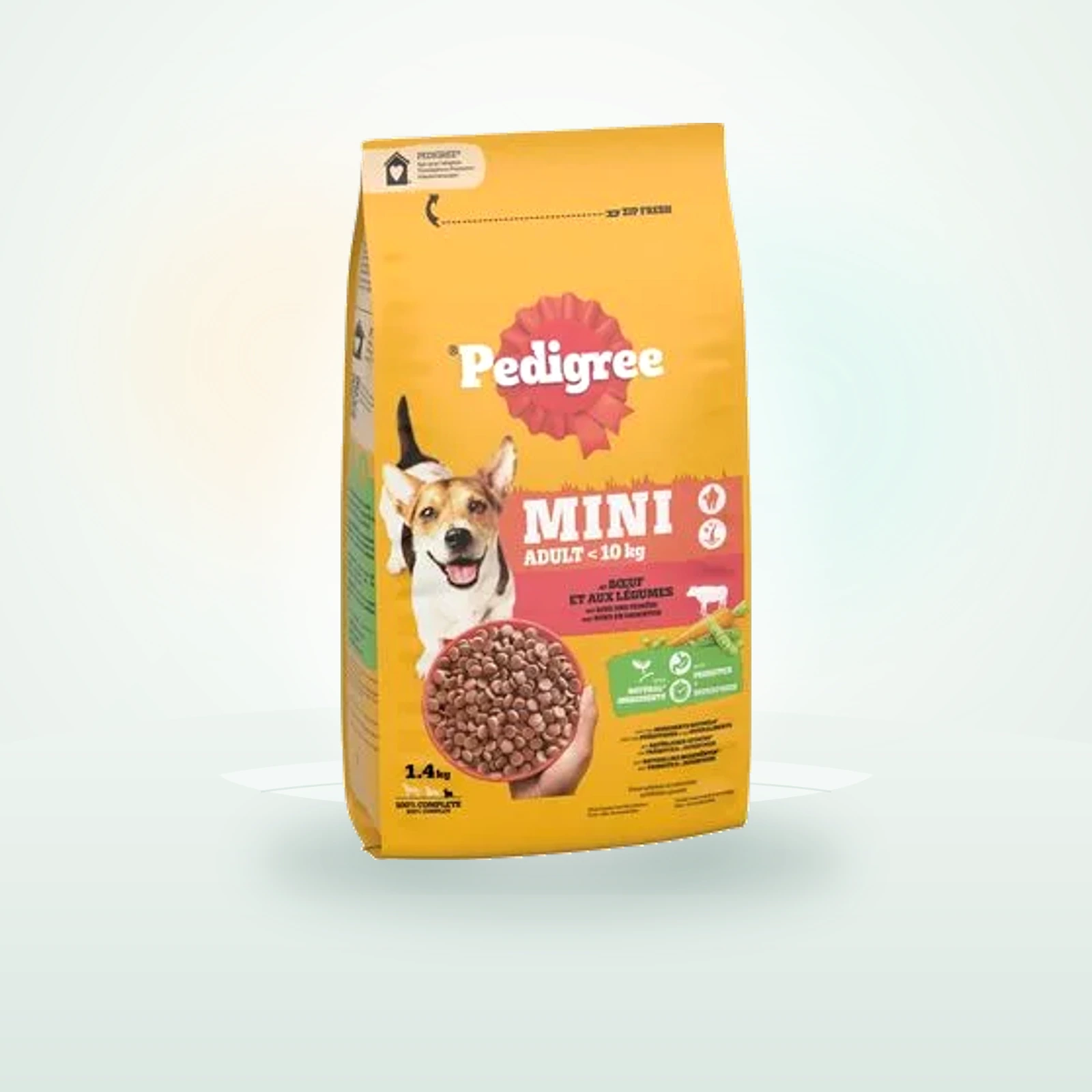 Pedigree Mini Adult con buey y verduras pienso para perros