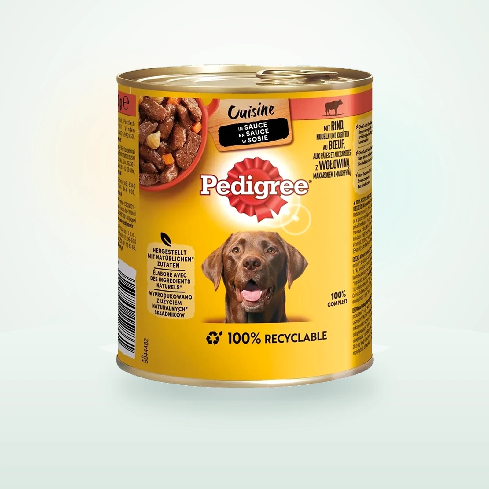 Pedigree Nassfutter Hund Adult, Cuisine, in Sauce Rind