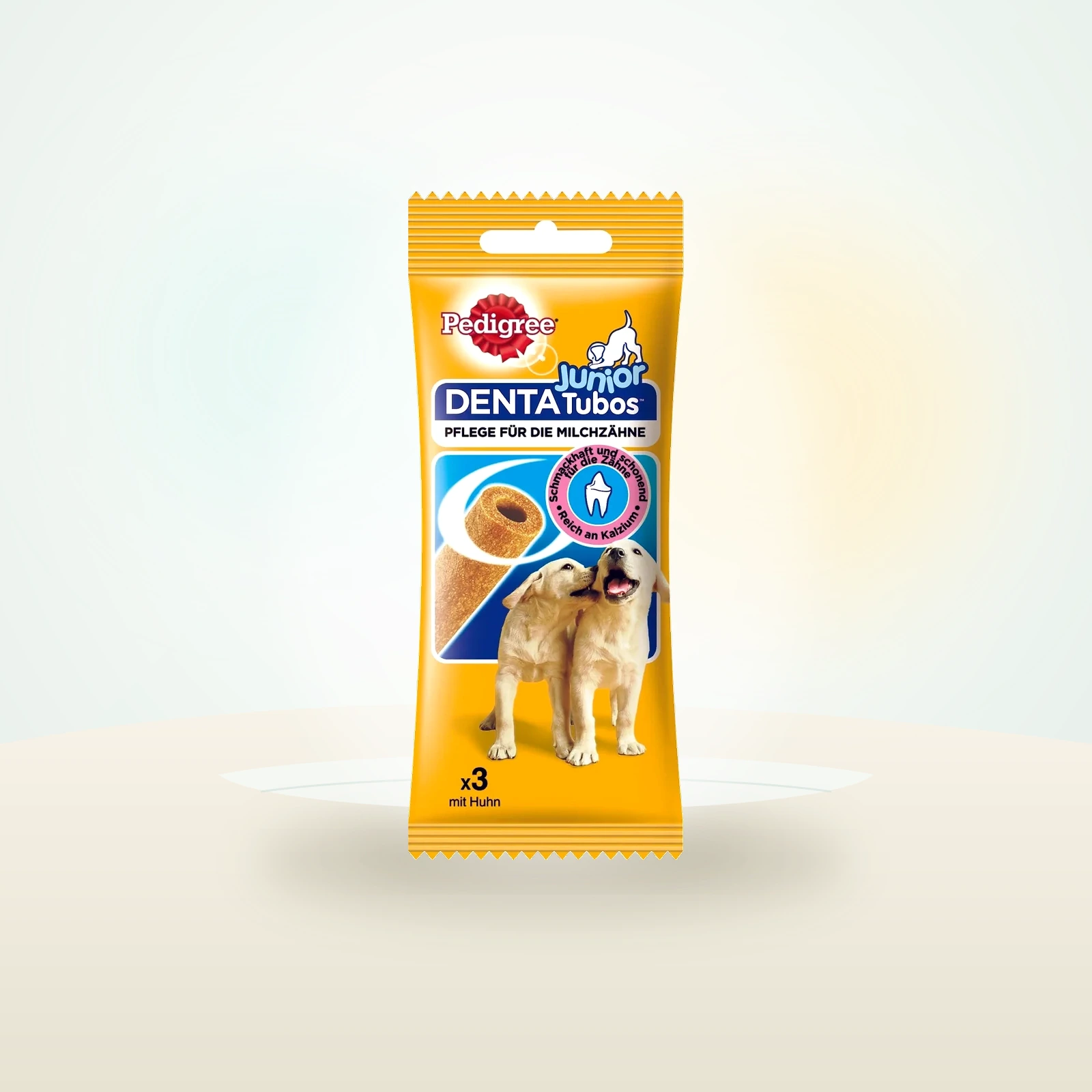 Pedigree Snack Hund TUBOS Beutel Junior mit Huhn 18x3 Stück