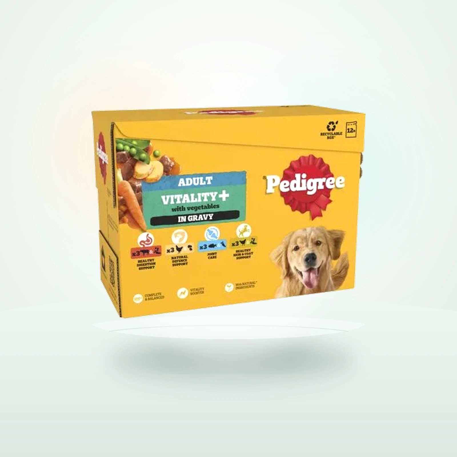 Pedigree Vitality+ Pouches in Gravy