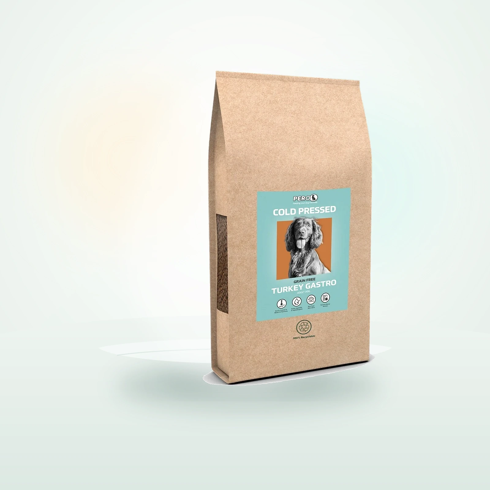 Pero Cold Pressed Grain Free Turkey Gastro Adult Dry Dog Food