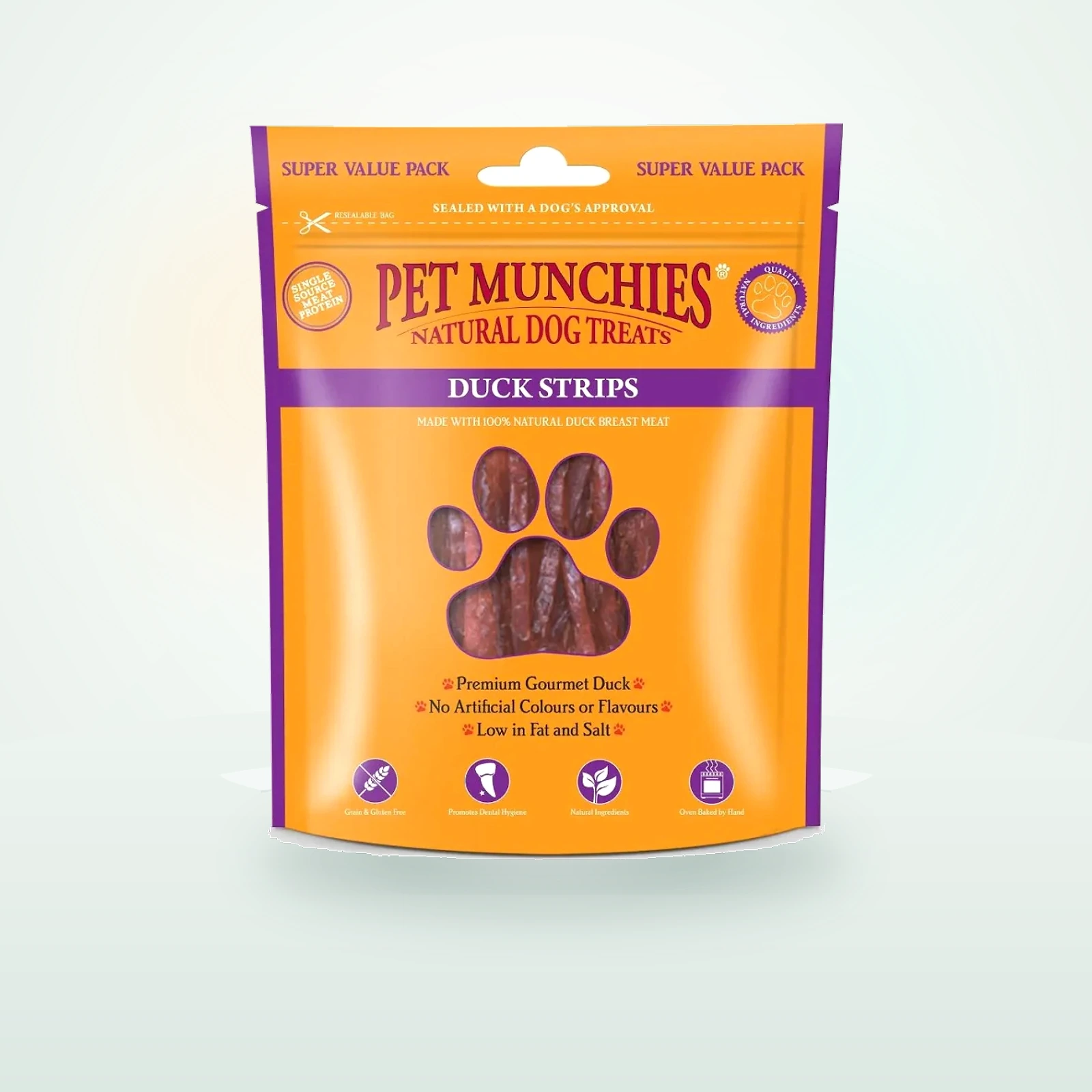 Pet munchies Duck Strips