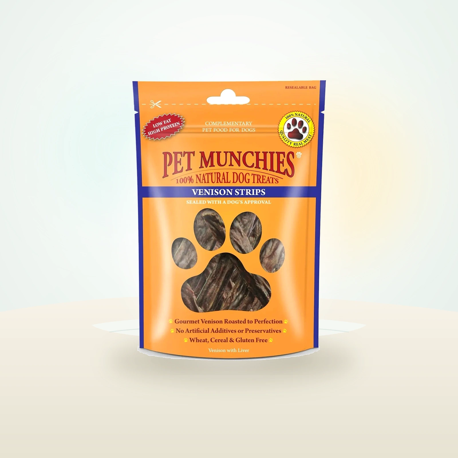 Pet munchies Venison Strips