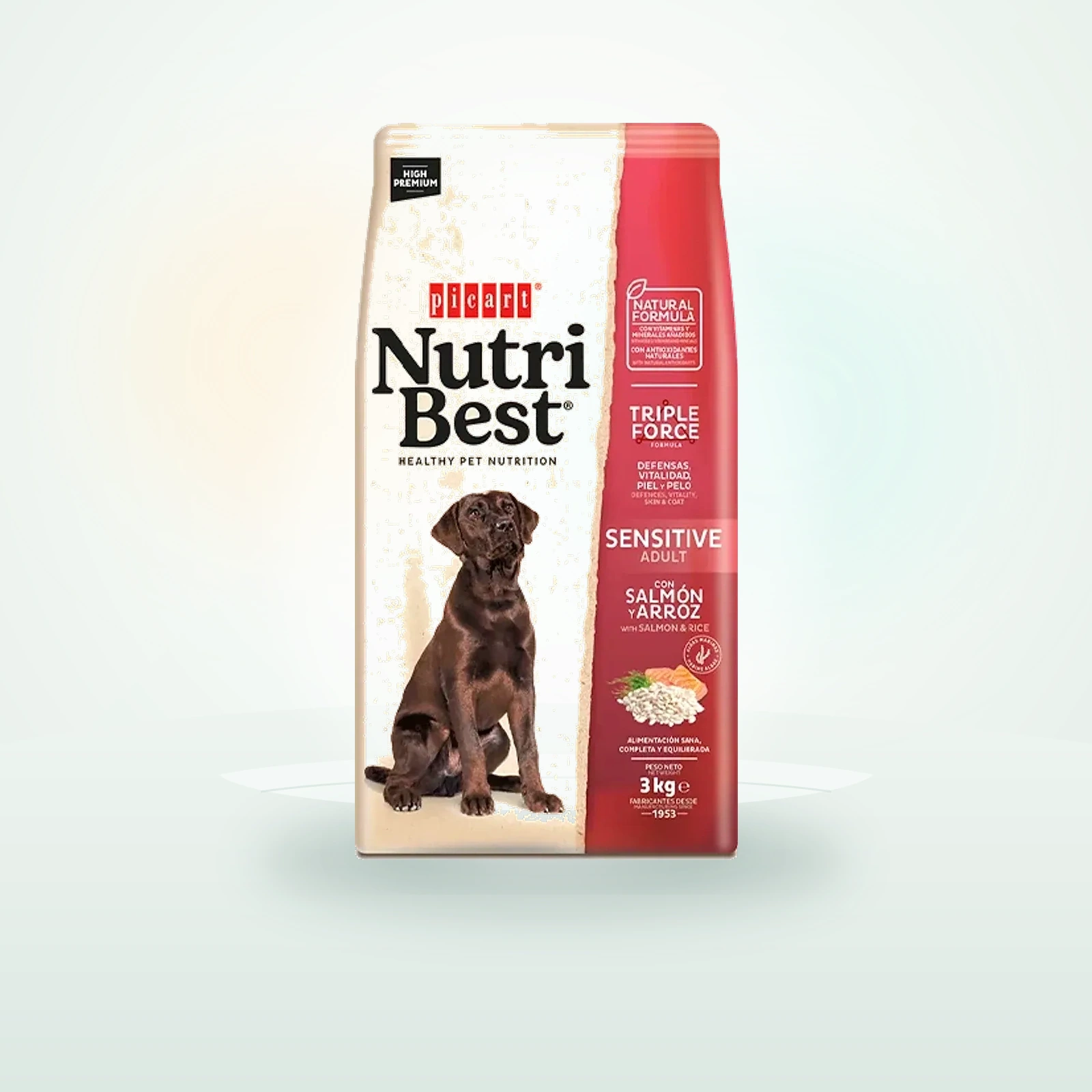 Picart Nutribest ADULT SENSITIVE with Salmon and Rice