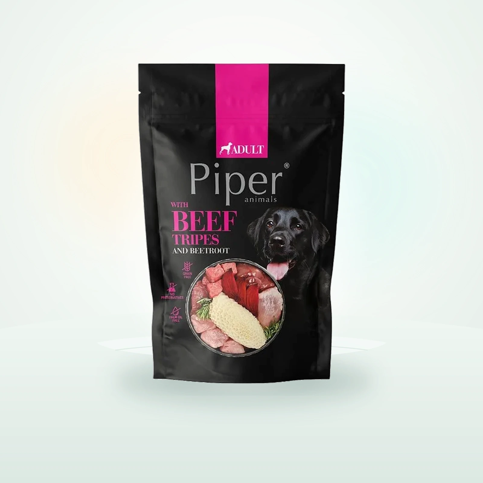 PIPER Animals z żołądkami wołowymi i burakiem mokra karma dla psa