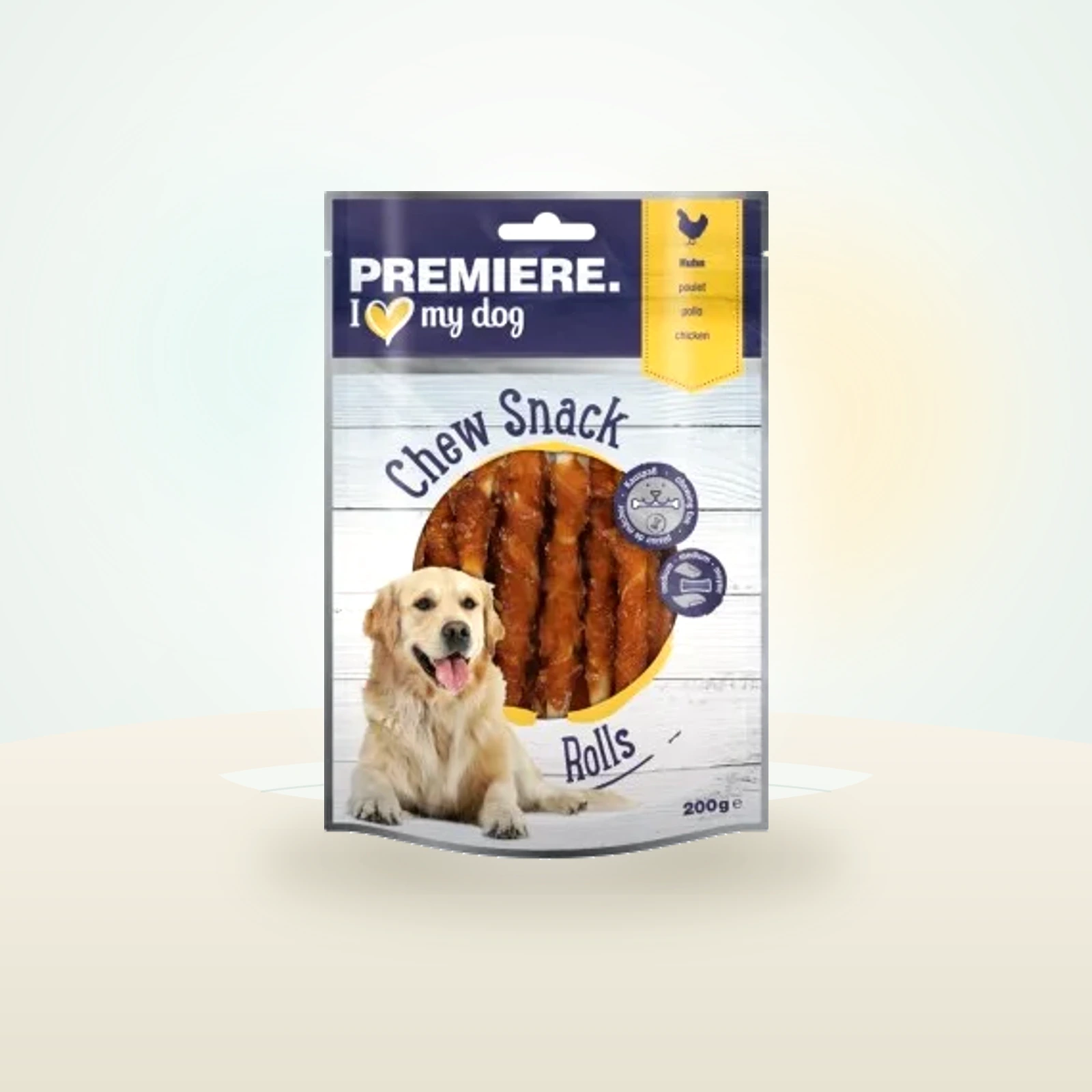 PREMIERE Chew Snack bâtonnets à mâcher Rolls Poulet Poulet