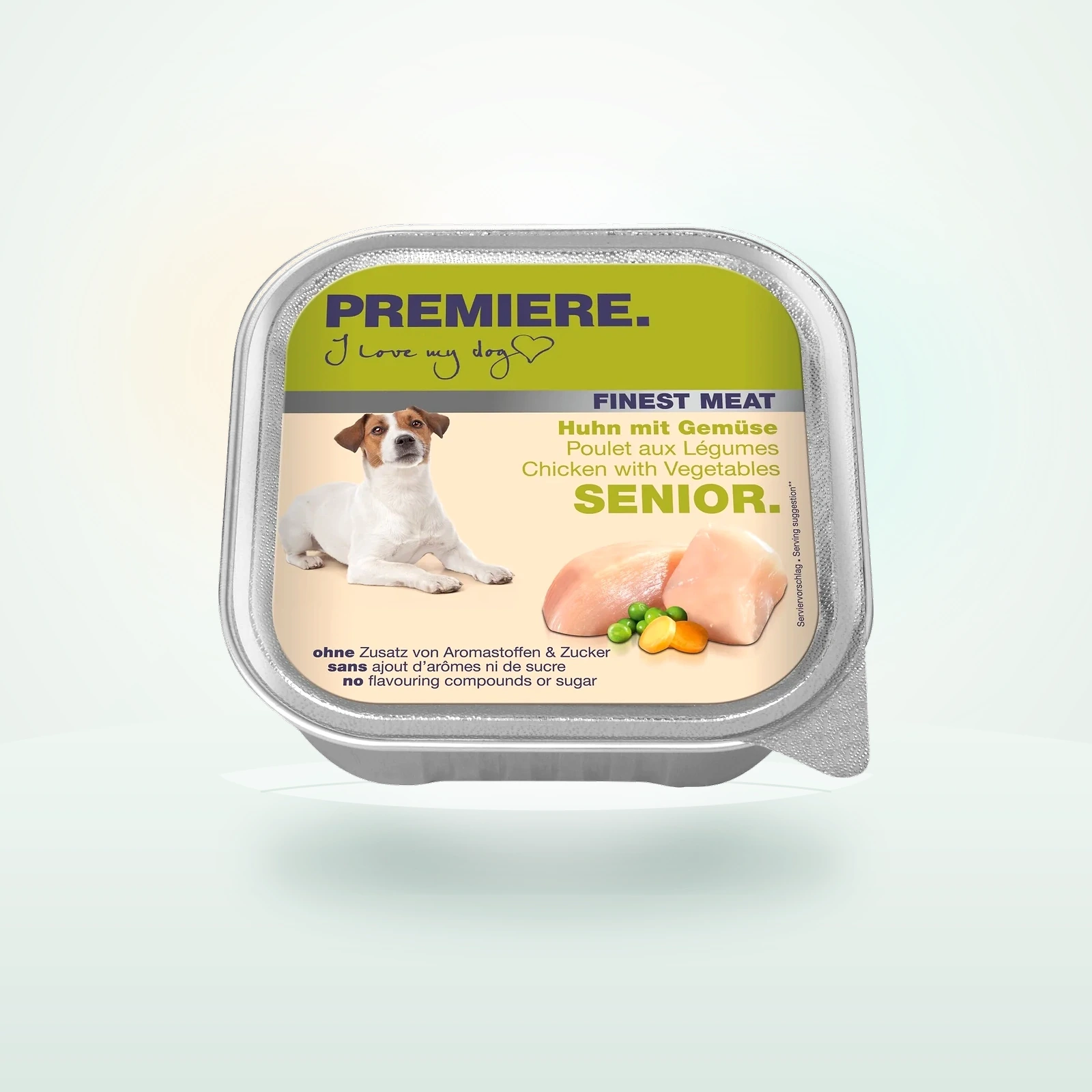 PREMIERE Finest Meat Nassfutter Hund Senior, Huhn und Gemüse