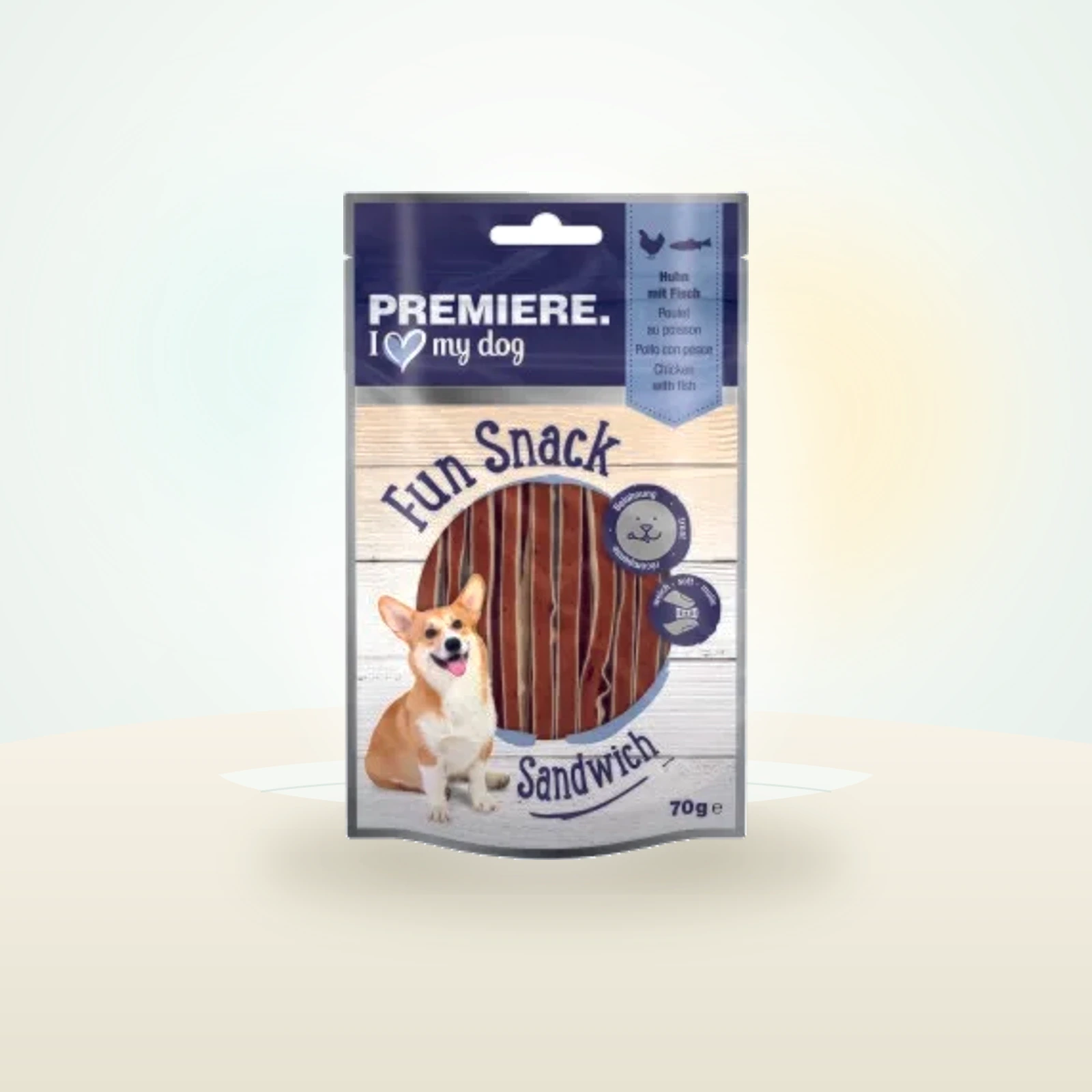 PREMIERE Fun Snack Sandwich Huhn mit Fisch