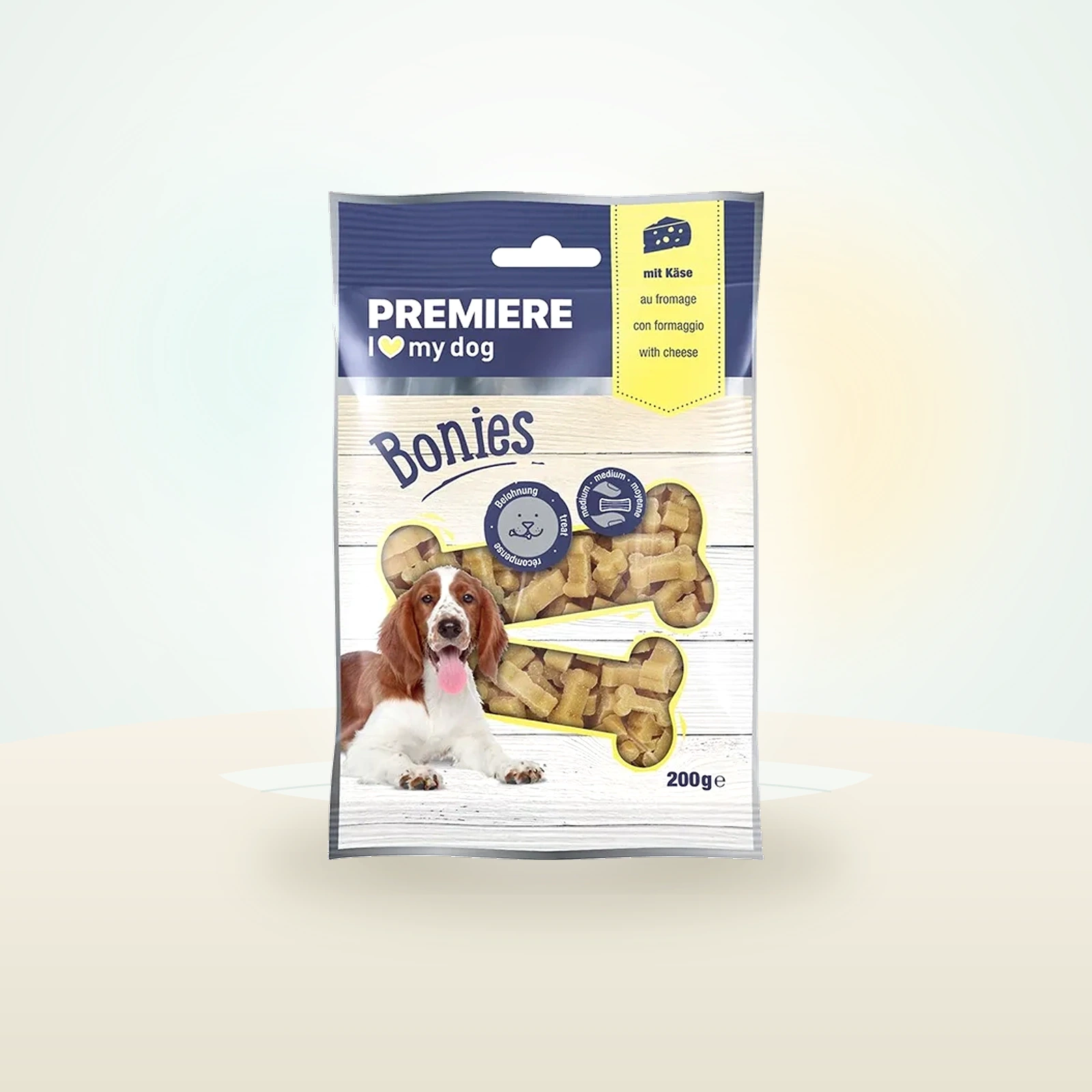 PREMIERE Hund Snack Bonies Käse