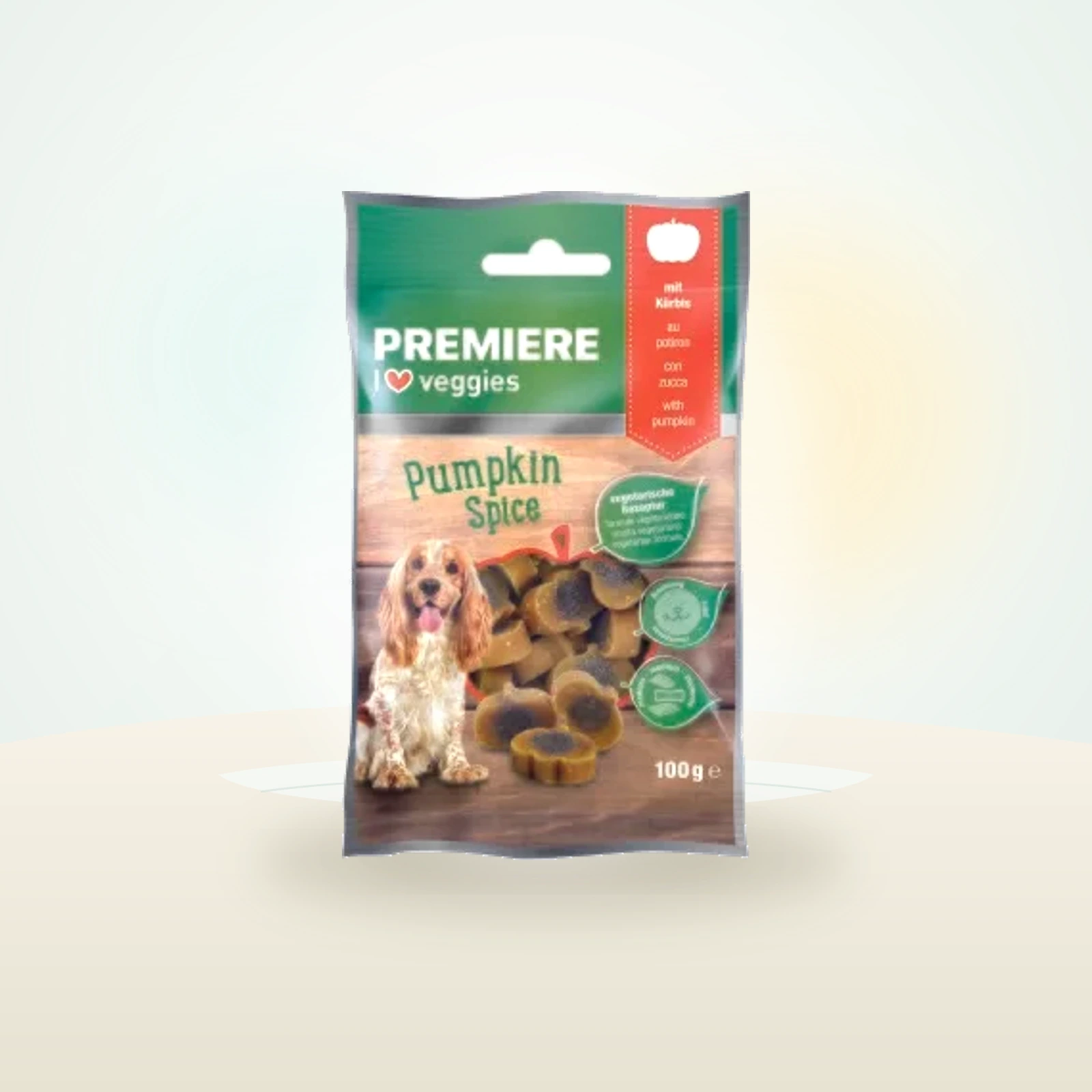 PREMIERE I love veggie Snack Kürbis