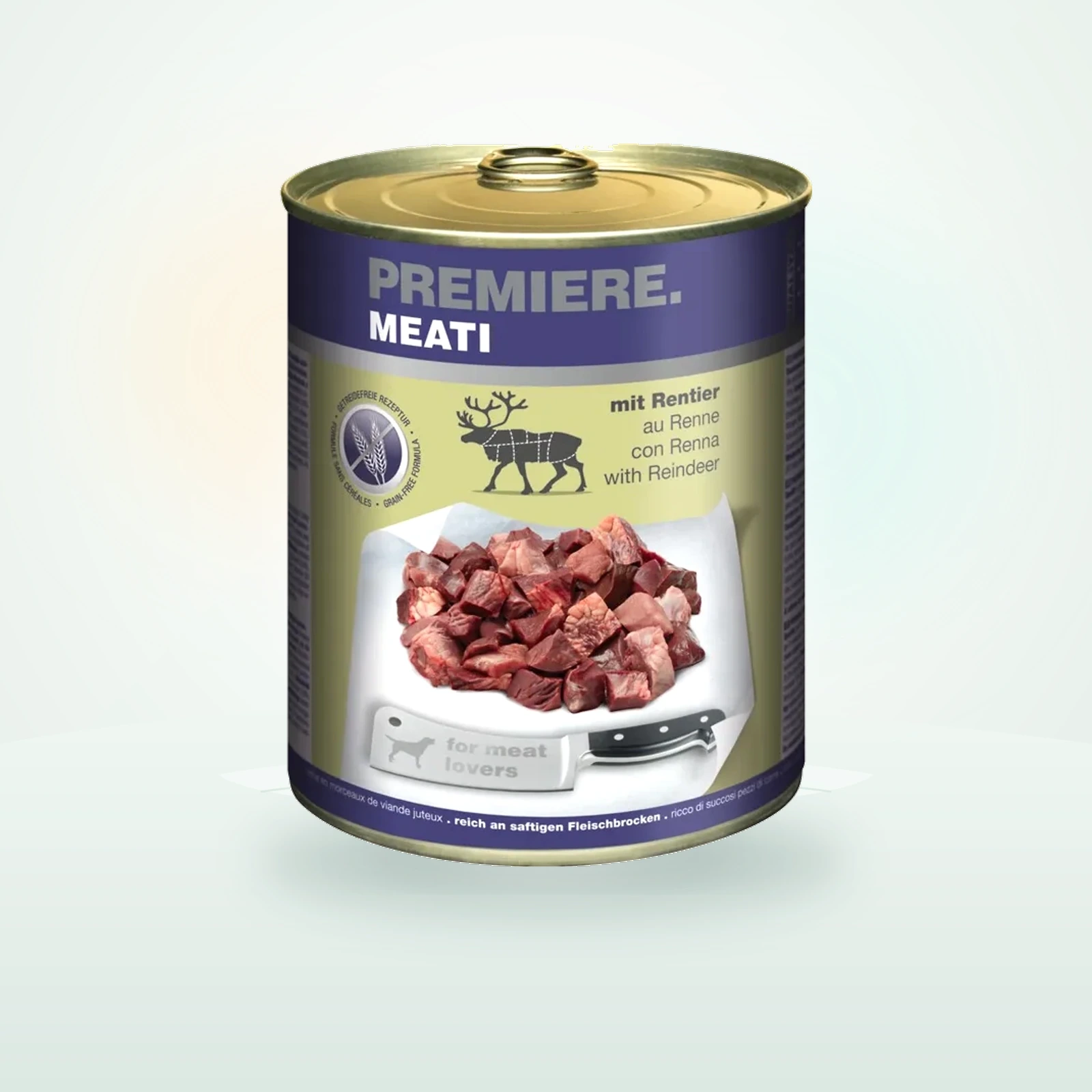PREMIERE Meati nourriture humide pour chien, Adulte, Renne