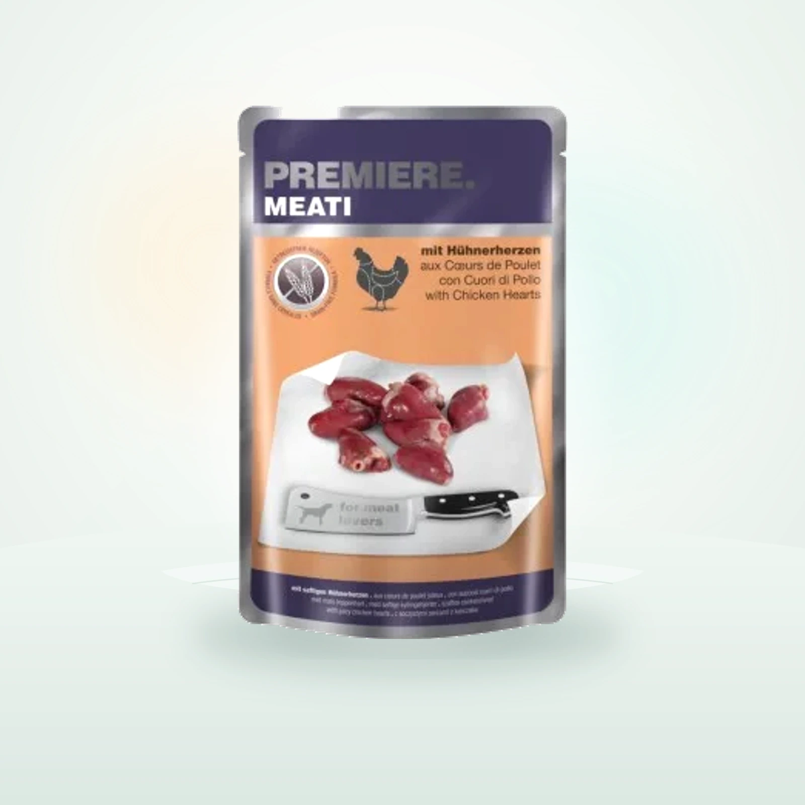 PREMIERE Meati Pouch Adult Cœur de poulet