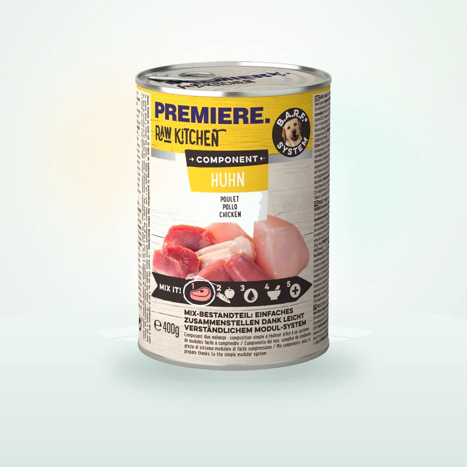 PREMIERE RAW KITCHEN Nassfutter Hund Adult Component, Geflügel
